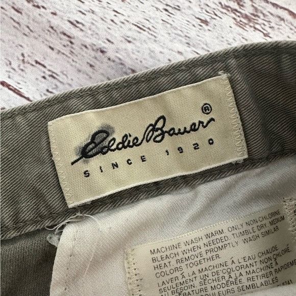 Eddie Bauer Vintage Eddie Bauer Pleated Olive Green Chinos Size US 36 / EU 52 - 5 Thumbnail