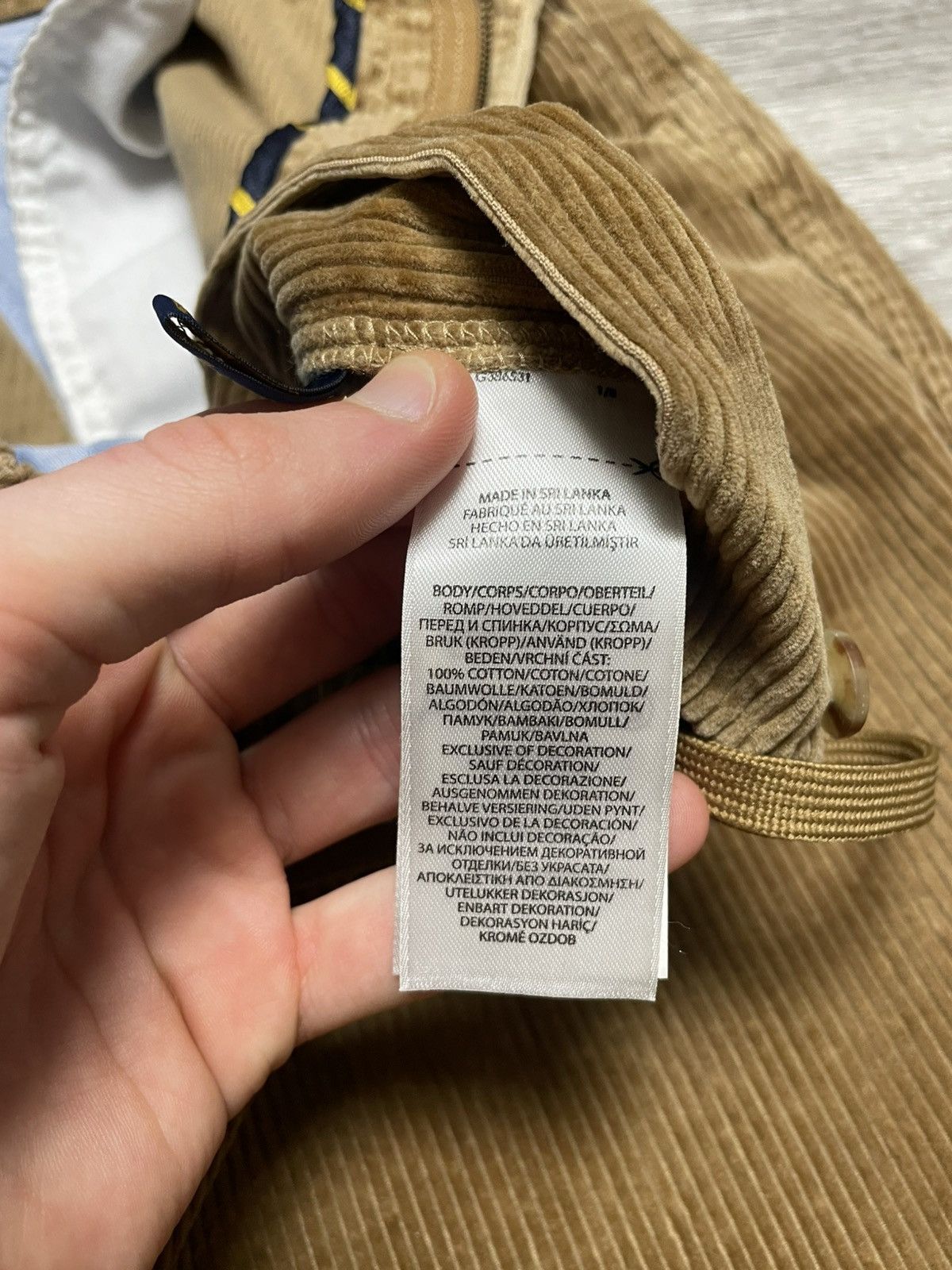Polo Ralph Lauren Vintage Polo Ralph Lauren Beige Corduroy Velvet Pants Size US 32 / EU 48 - 13 Thumbnail
