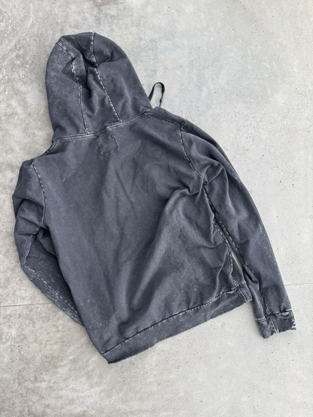 tigha Tigha Washed black luxury designer hoodie hype streetwear Size US L / EU 52-54 / 3 - 3 Thumbnail