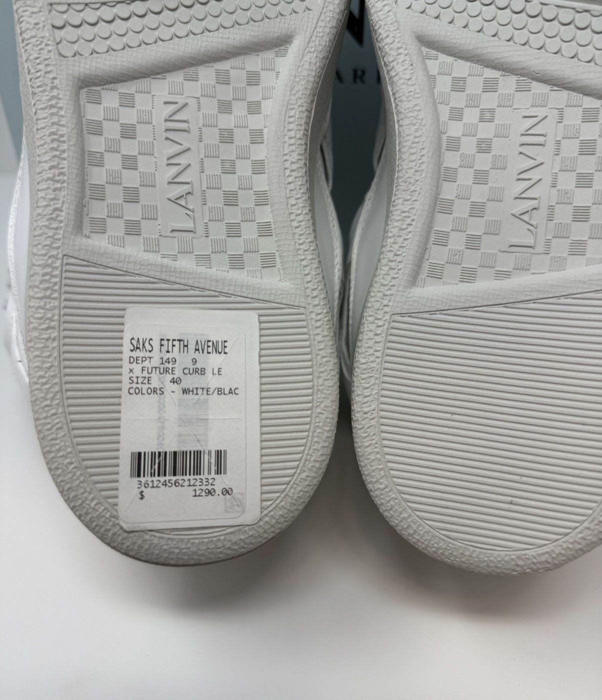 Lanvin Lanvin X Future Curb 3.0 Sneaker White Size US 7 / EU 40 - 7 Thumbnail