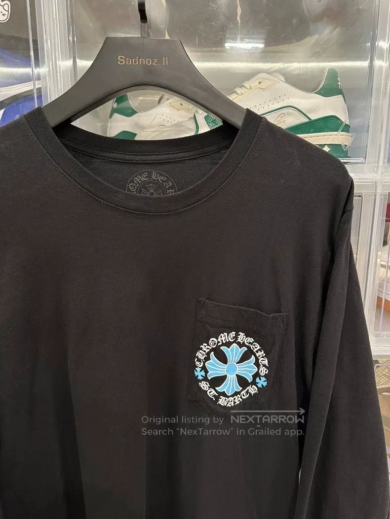Chrome Hearts CHROME HEARTS Size L Blue cross Sanskrit long sleeves Size US L / EU 52-54 / 3 - 2 Thumbnail