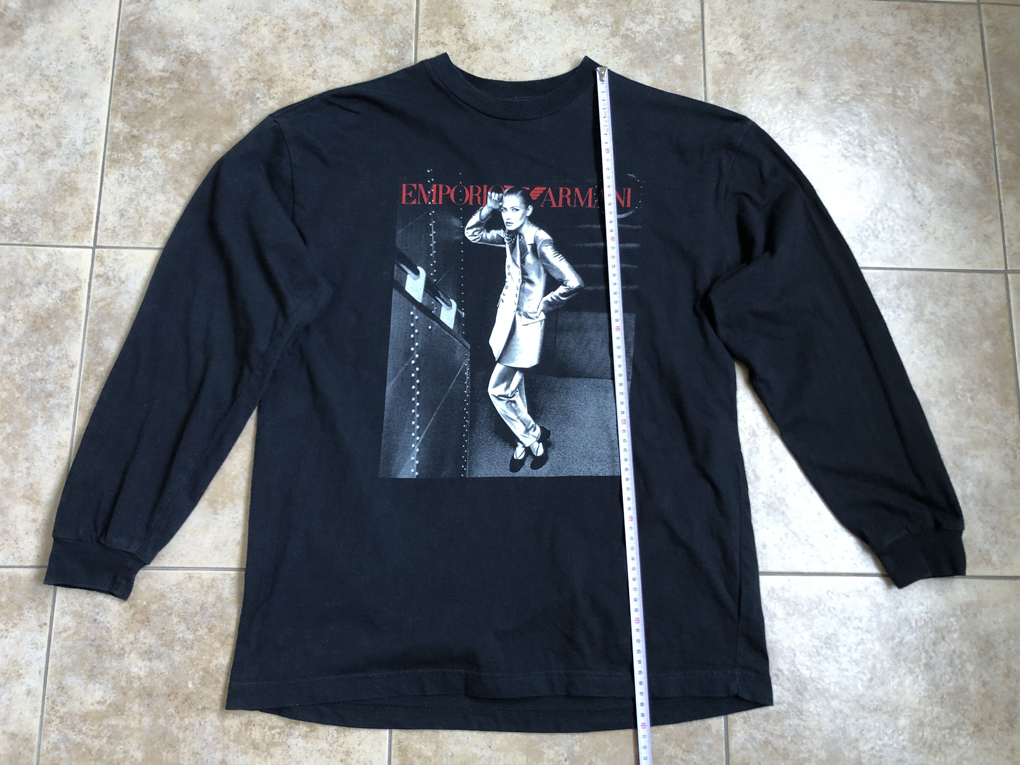 Emporio Armani Emporio Armani Vintage Long Sleeve Tee Magdalena Wrobel Size US M / EU 48-50 / 2 - 11 Thumbnail