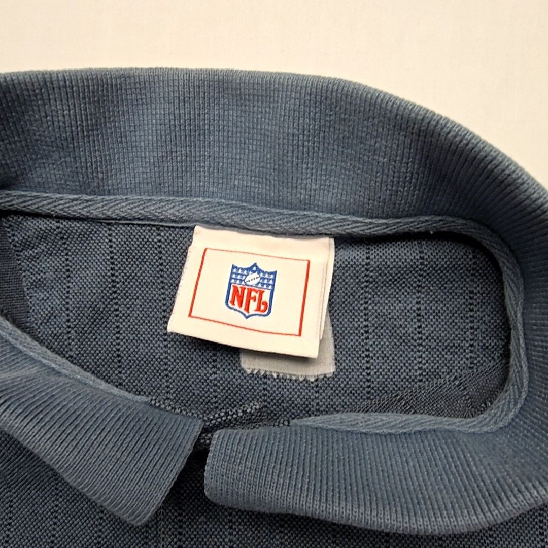 NFL Vintage Denver Broncos Polo NFL Embroidered Blue XL Shirt Size US XL / EU 56 / 4 - 3 Thumbnail