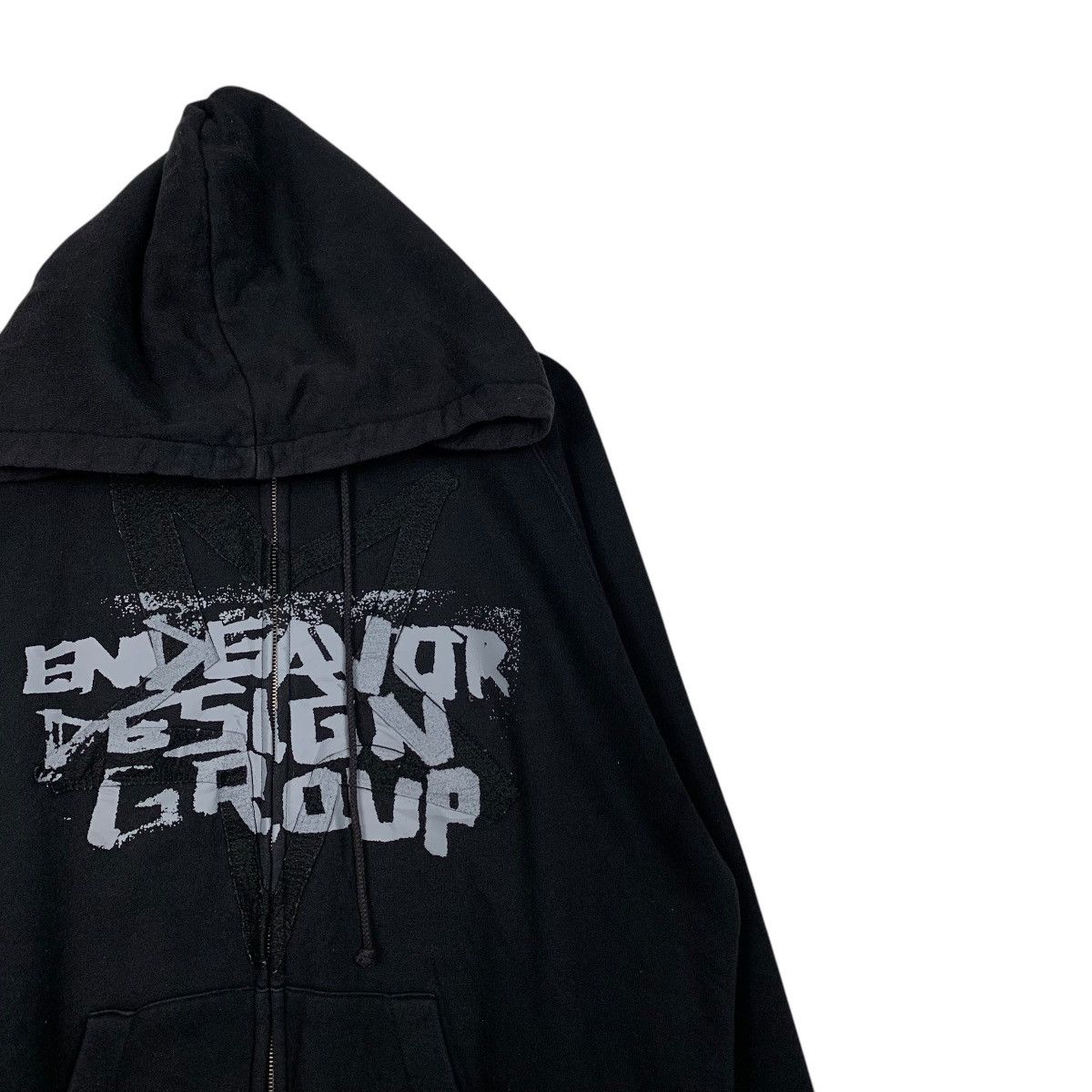 Japanese Brand ENDEAVOR Design Group Big Logo Zipper Hoodies #1725-C76 Size US L / EU 52-54 / 3 - 6 Thumbnail