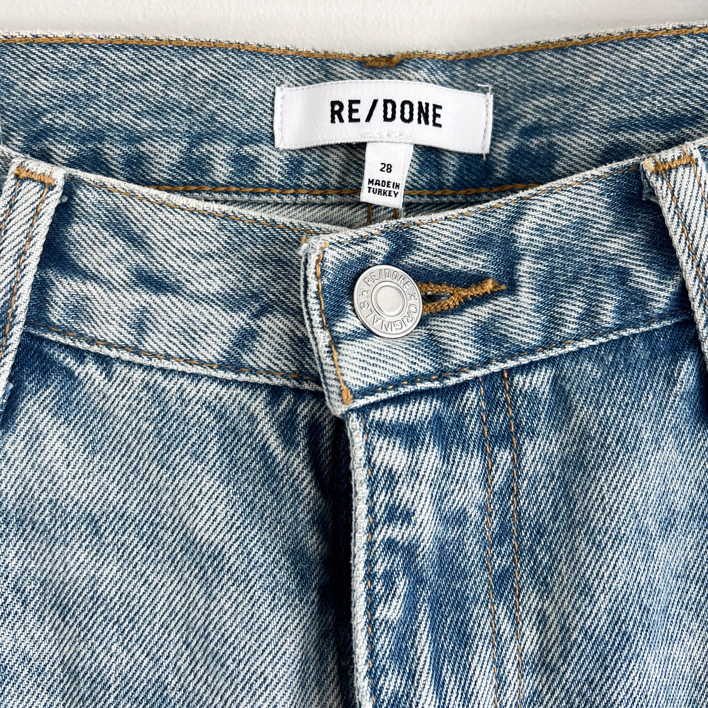 RE/DONE Awesome Re/Done Super Wide Leg Baggy Raver Denim Jeans Size US 32 / EU 48 - 3 Thumbnail