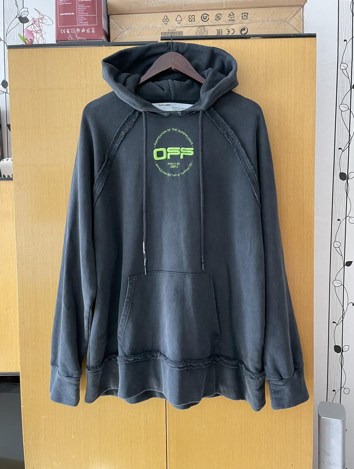 Off-White × Virgil Abloh Off-White Hand Logo Print SS20 Incompiuto 