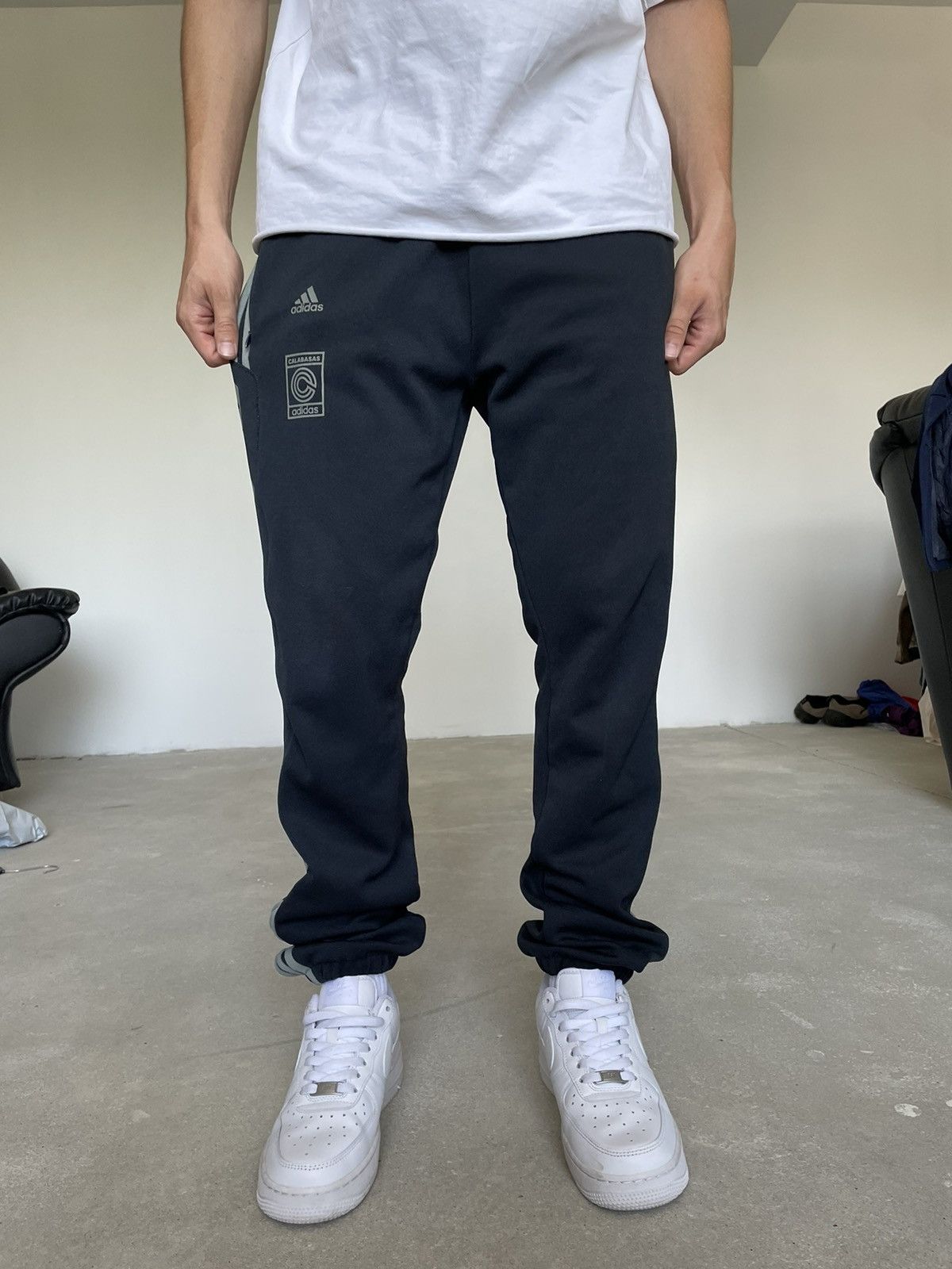 Adidas Kanye West Yeezy Season Adidas x Calabasas track pants Kanye west Grailed