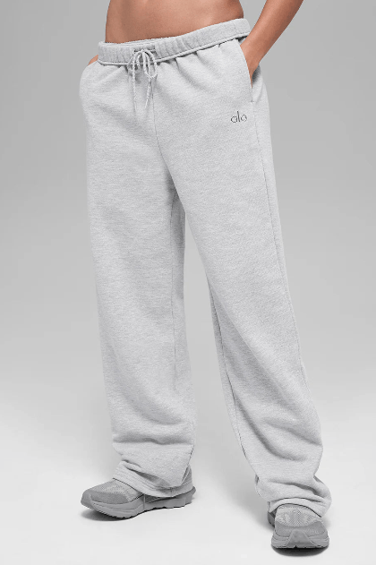 Alo ALO 'Accolade' Grey Straight Sweatpants Size US 26 / EU 42 - 1 Preview