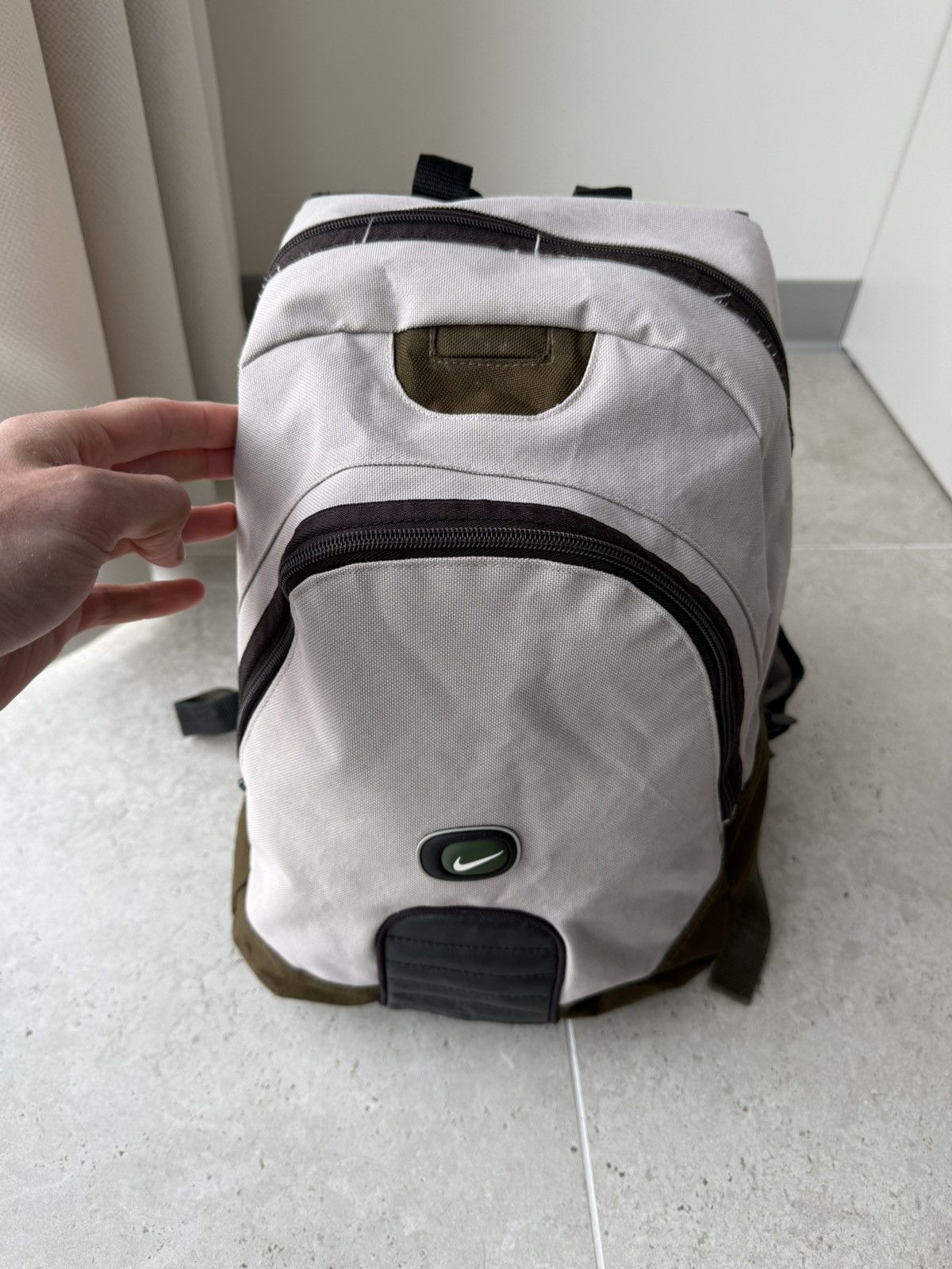 Nike Vintage 90s Nike Backpack Swoosh Y2K Size ONE SIZE - 4 Thumbnail