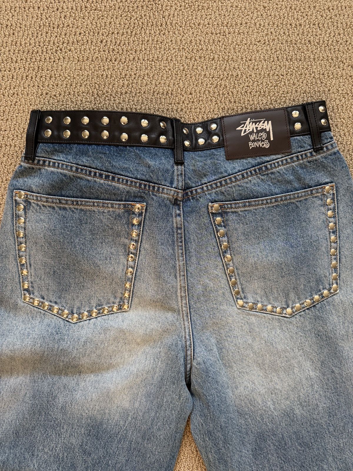 Stussy × Wales Bonner Stussy x Wales Bonner Denim Studded Jeans Size US 32 / EU 48 - 3 Thumbnail