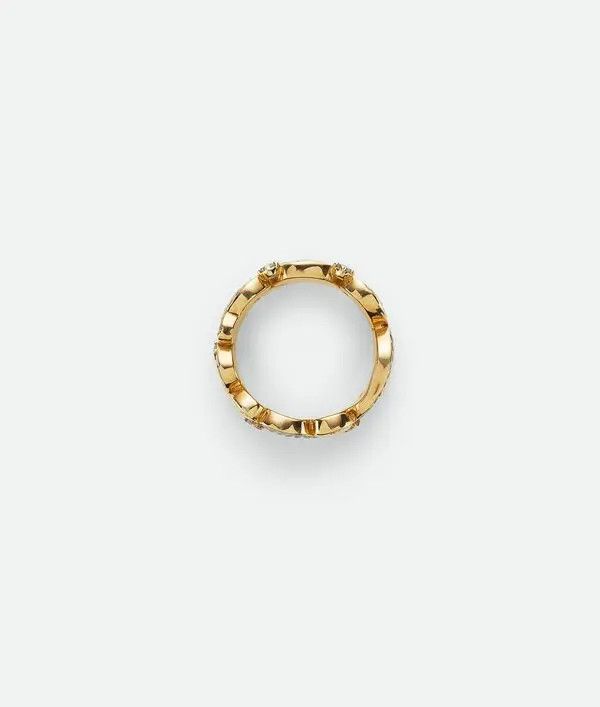 Bottega Veneta o1n1vont1124 Size: 19 / Lava Ring in Gold Size ONE SIZE - 3 Thumbnail
