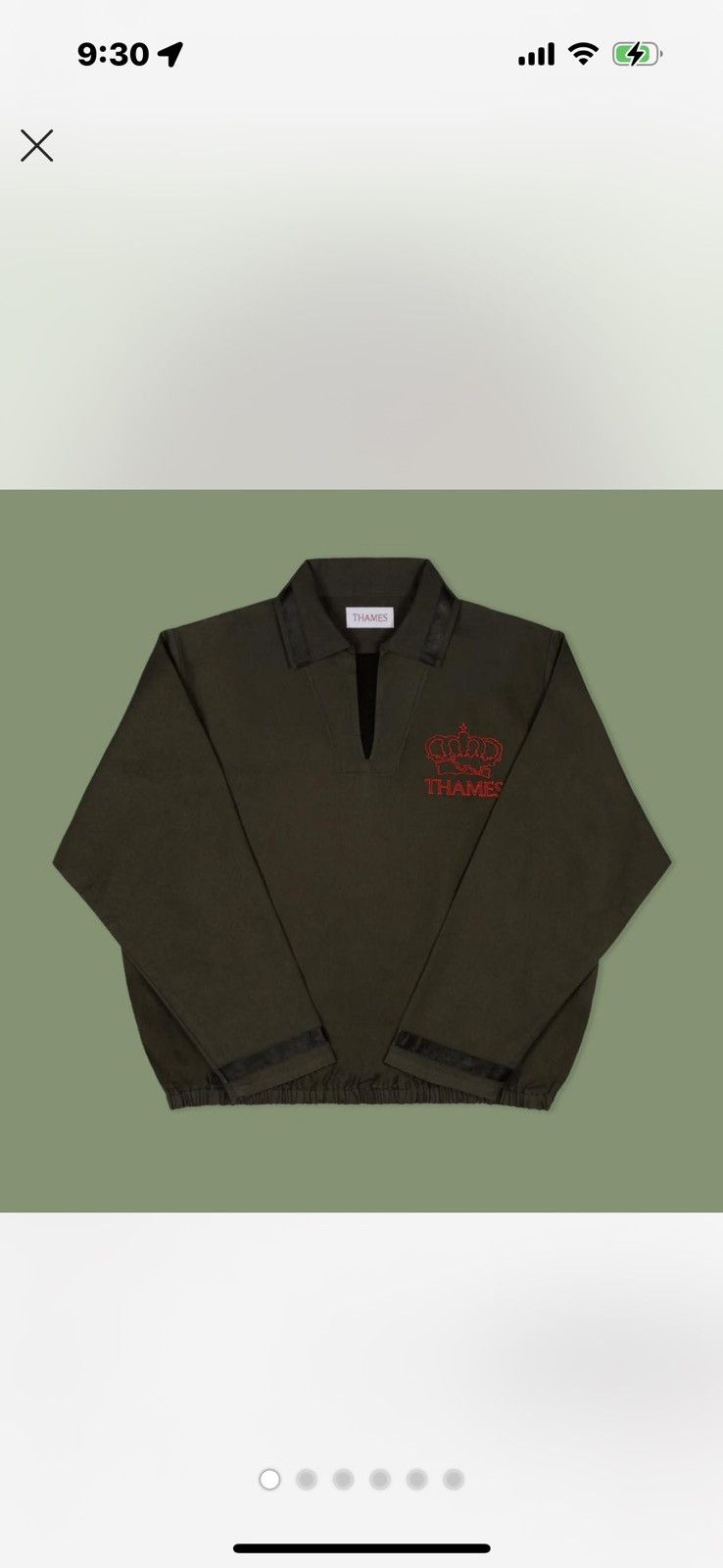 Thames MMXX. Thames mmxx The drill top Size US S / EU 44-46 / 1 - 1 Thumbnail