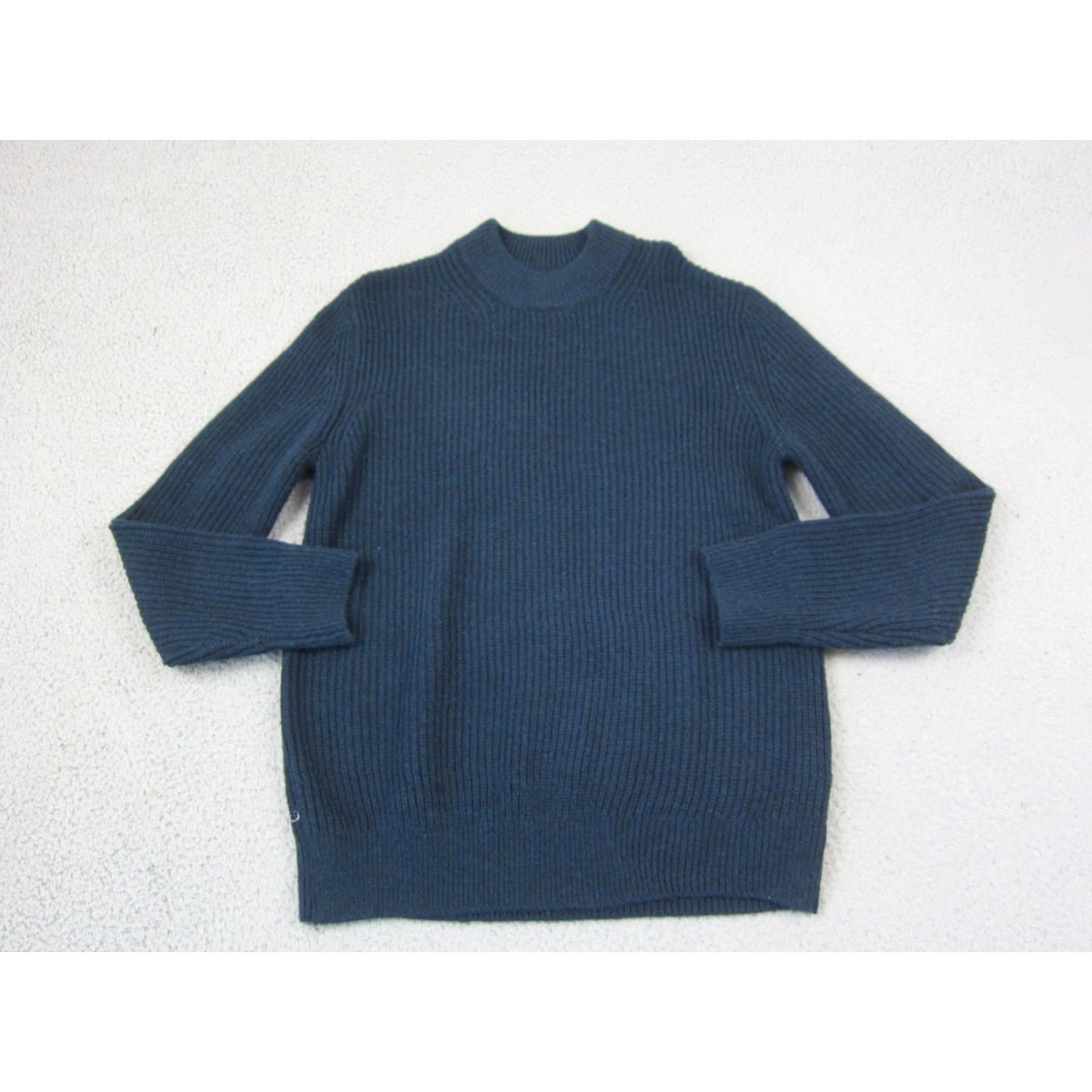 Gap VINTAGE GAP Sweater Mens Pullover Wool Alpaca Mock Neck Knit M Blue 80s 90s Casual Winter Fall Size US M / EU 48-50 / 2 - 2 Thumbnail
