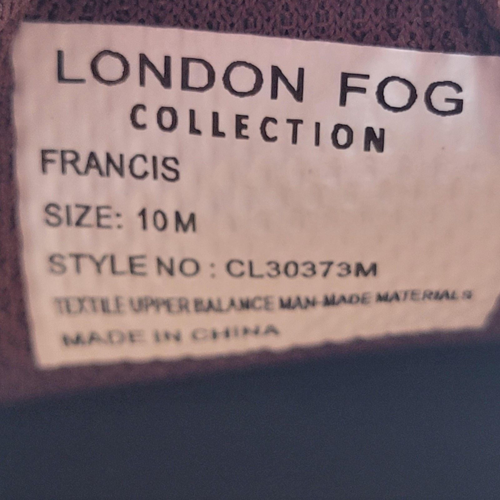 London Fog London Fog Mens Sz 10M Cabernet Francis Slip On Memory Foam Size US 10 / EU 43 - 9 Thumbnail