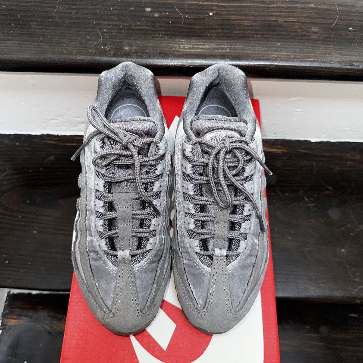 Nike Nike Wmns Air Max 95 LX Gunsmoke Grey Gray W 6.5 Size US 6.5 / IT 36.5 - 4 Thumbnail