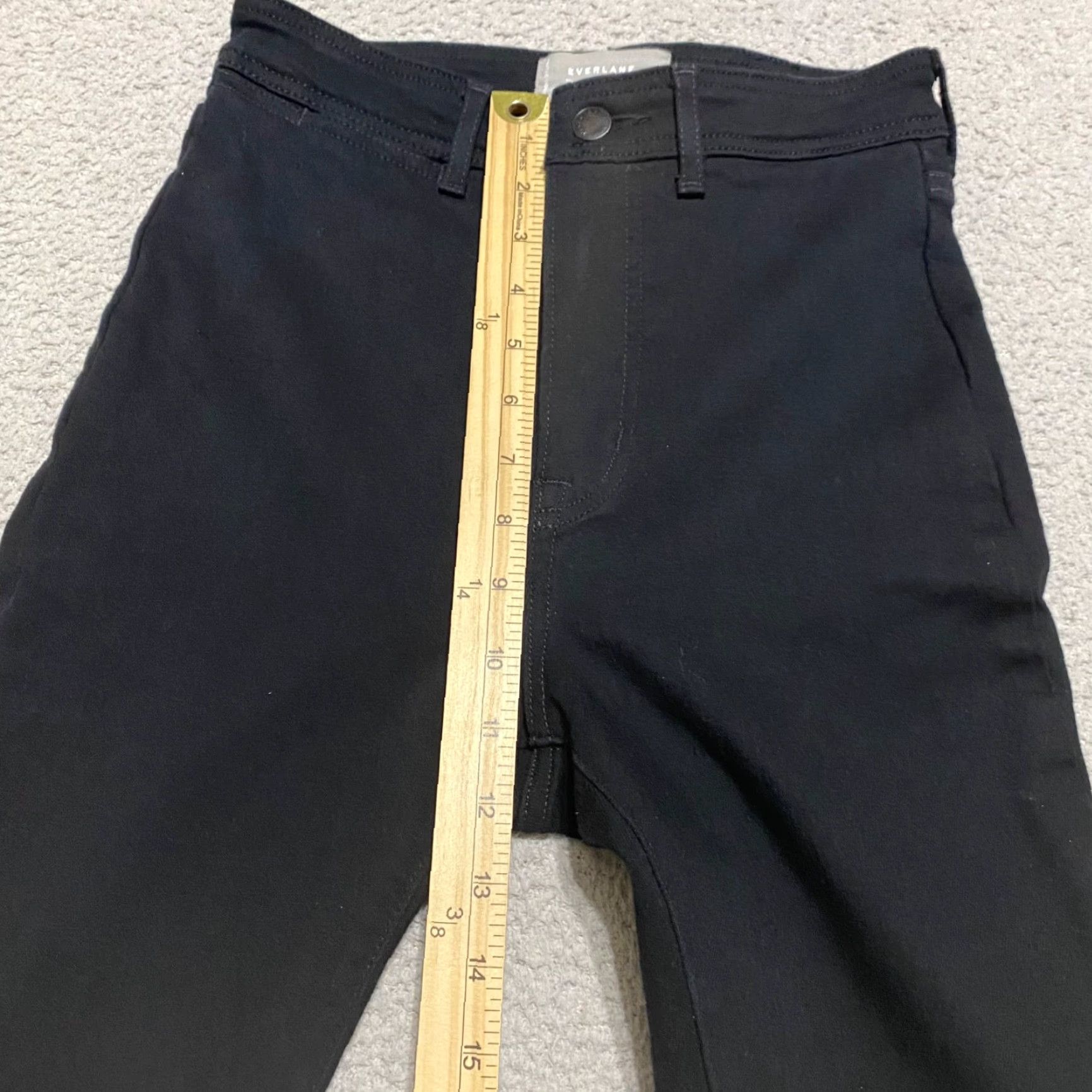 Everlane Everlane Jeans Black Denim Dark Wash High Rise Skinny 26 Adult Womens Regular 5-Pocket Style City Hipster Vintage No Size 26" / US 2 / IT 38 - 7 Thumbnail
