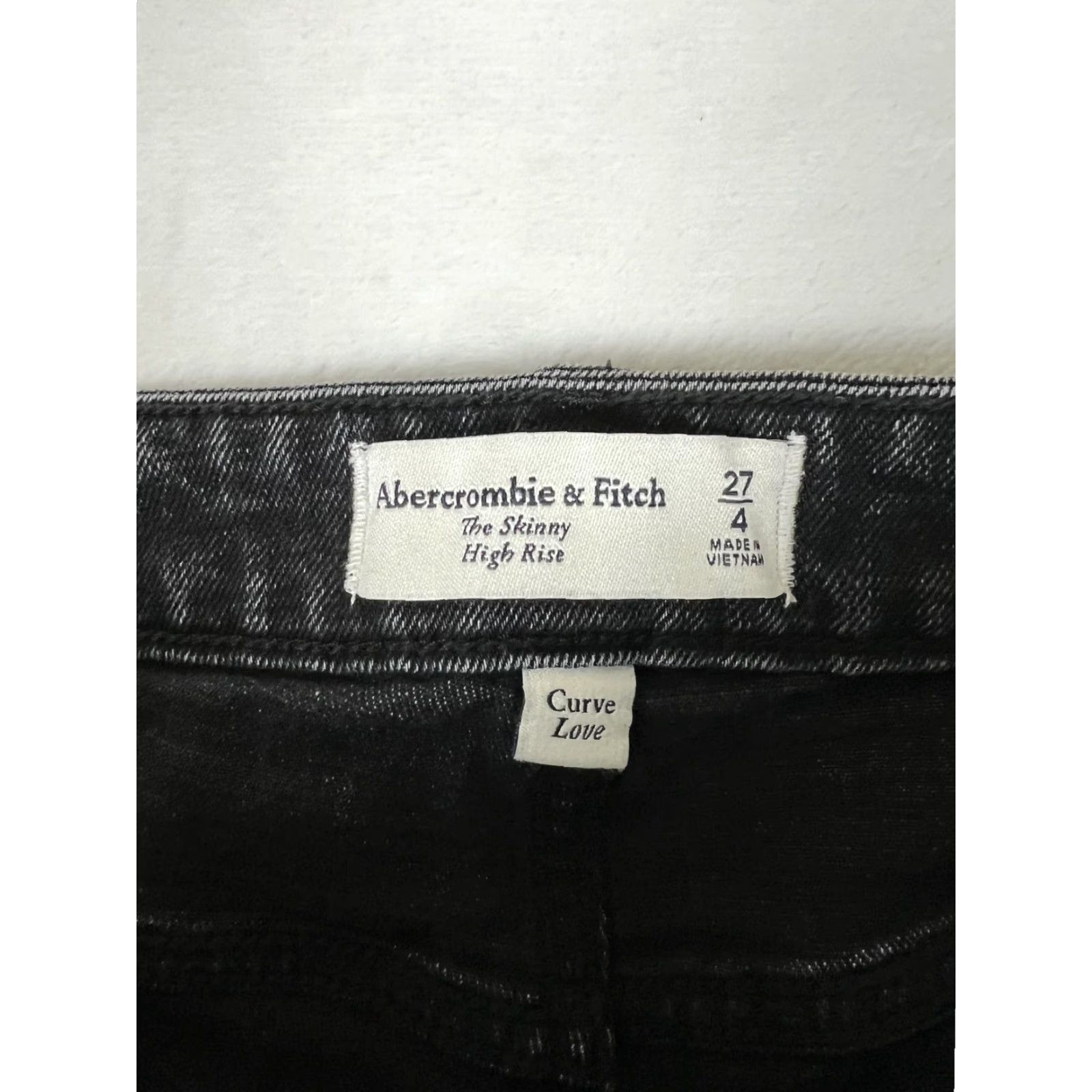 Abercrombie & Fitch Abercrombie & Fitch Jeans Womens 4 Gray High Rise The Skinny Curve Love Denim Size 27" / US 4 / IT 40 - 4 Thumbnail