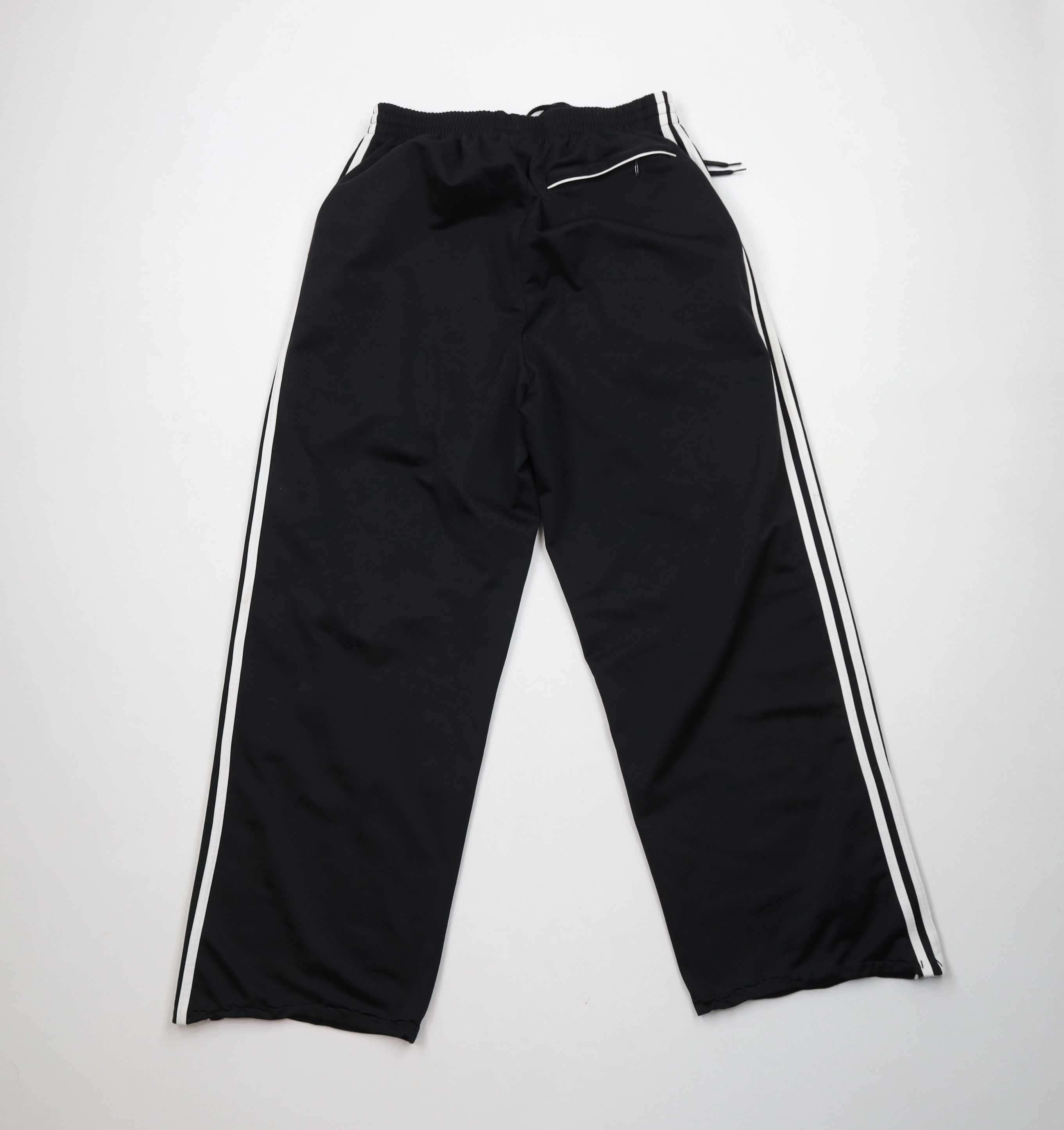 Adidas × Vintage Vintage Adidas Spell Out Striped Wide Leg Sweatpants Pants Size US 36 / EU 52 - 11 Thumbnail