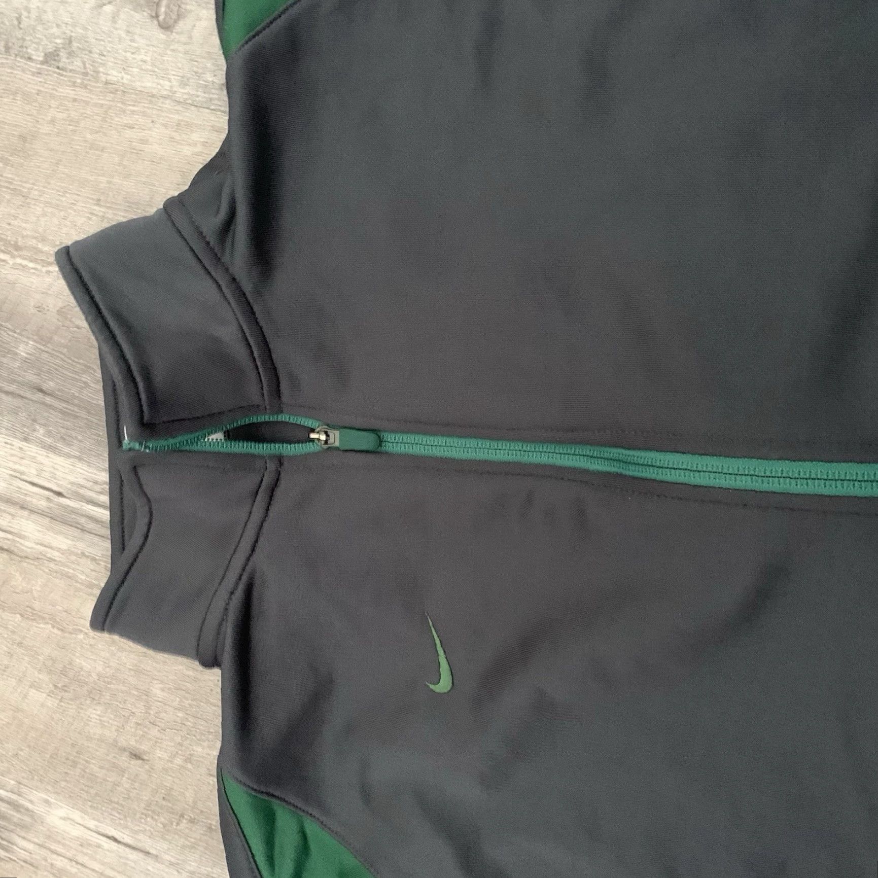 Nike NIKE Players Training Warm Up Jacket Mens M Gray Anthracite Colorblock Full Zip Pockets Breathable Track Jacket 380181-220 Size US M / EU 48-50 / 2 - 3 Thumbnail