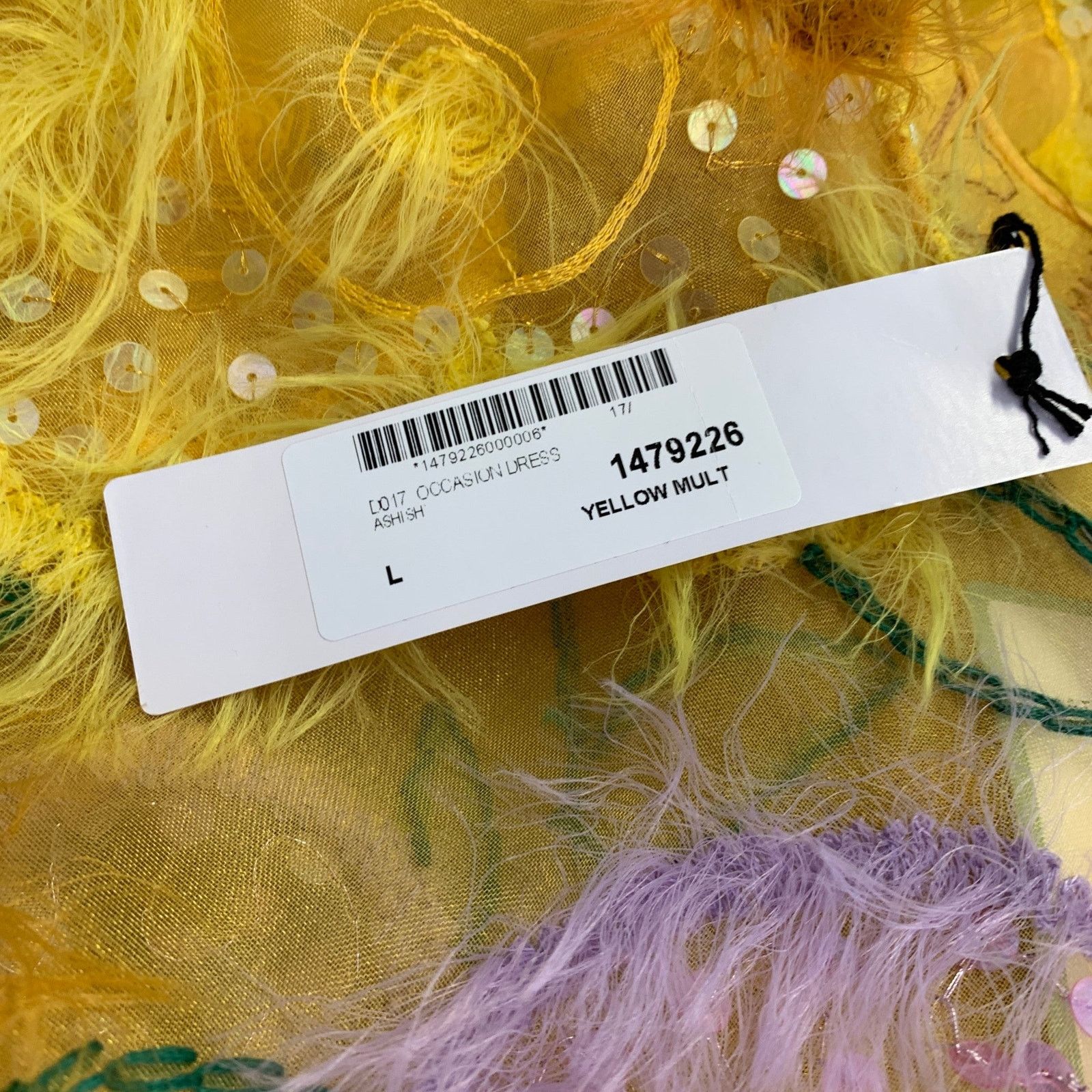 ASHISH ASHISH Size L Organza Ostrich Cocktail Dress Size L / US 10 / IT 46 - 6 Thumbnail