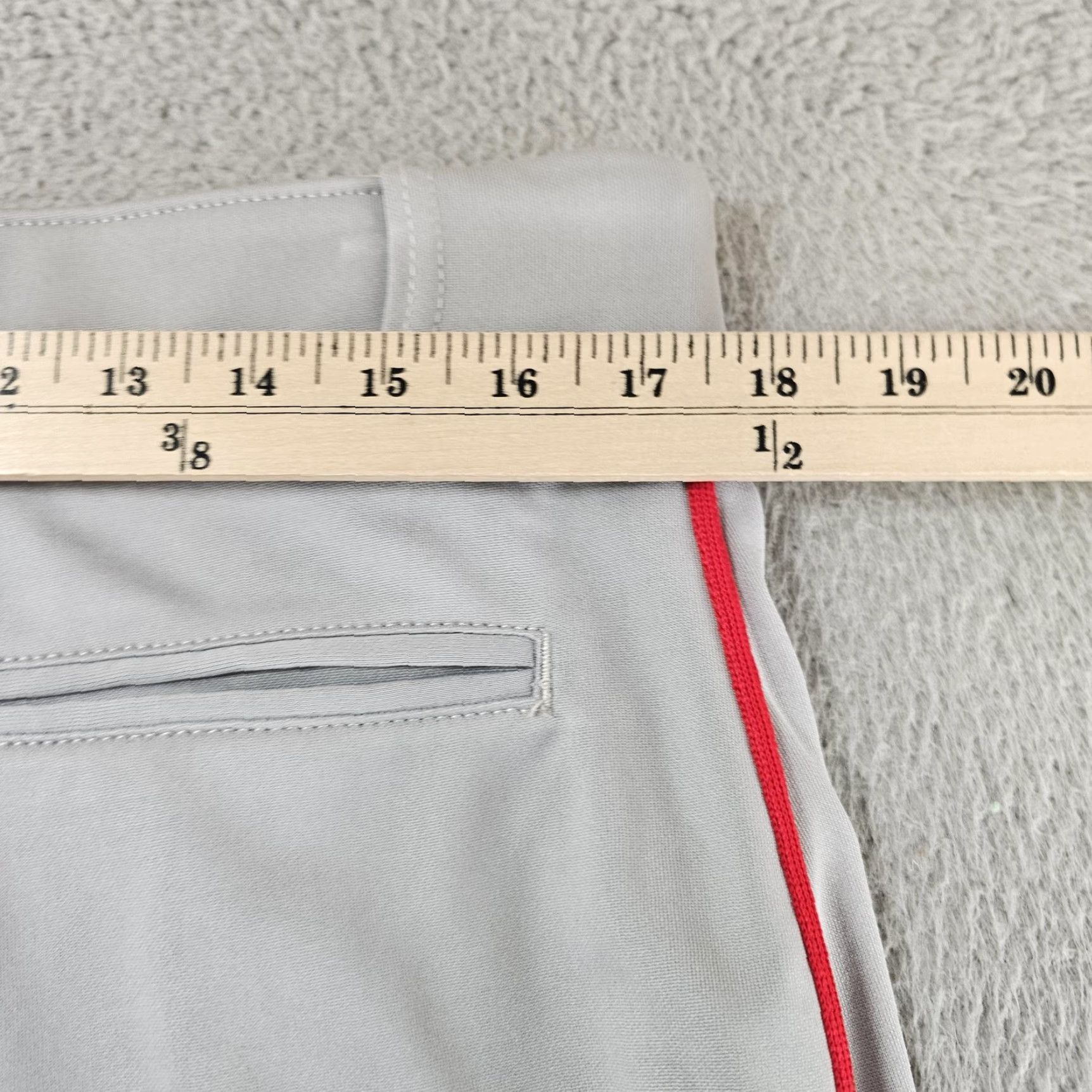 Vintage Champro Open Bottom Pants Mens Large Gray Baseball Athletic Stretch Stripe Size US 33 - 6 Thumbnail