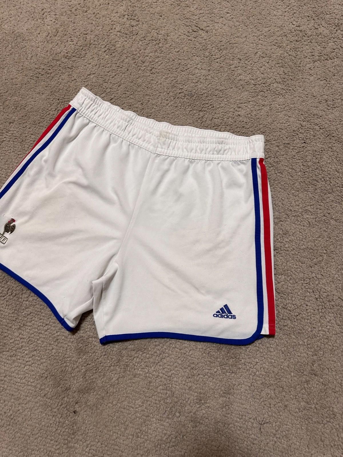 Adidas FRANCE ADIDAS 2000 EURO FOOTBALL SOCCER VINTAGE SHORTS L Size US 34 / EU 50 - 3 Thumbnail
