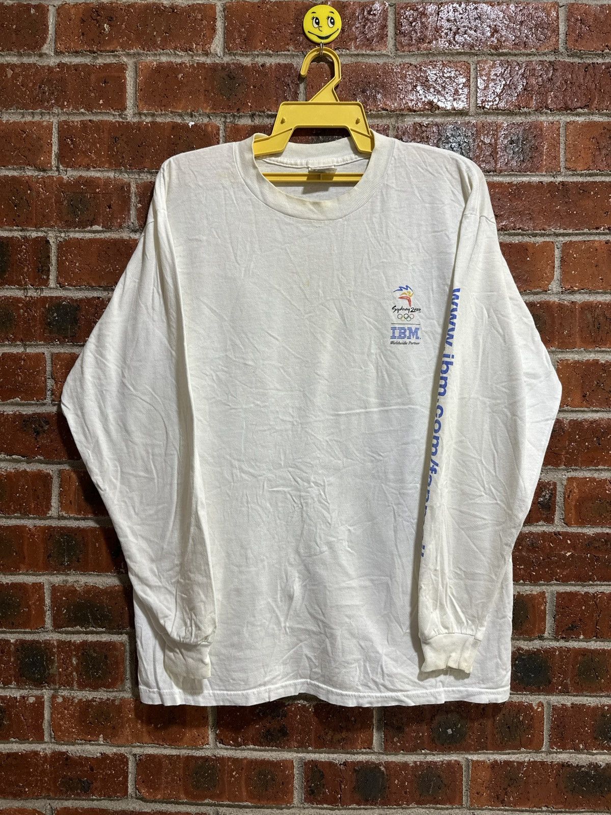 Apple Vintage Sydney 2000 Ibm Worldwide Partner Long Sleeve Tee Size US L / EU 52-54 / 3 - 2 Thumbnail