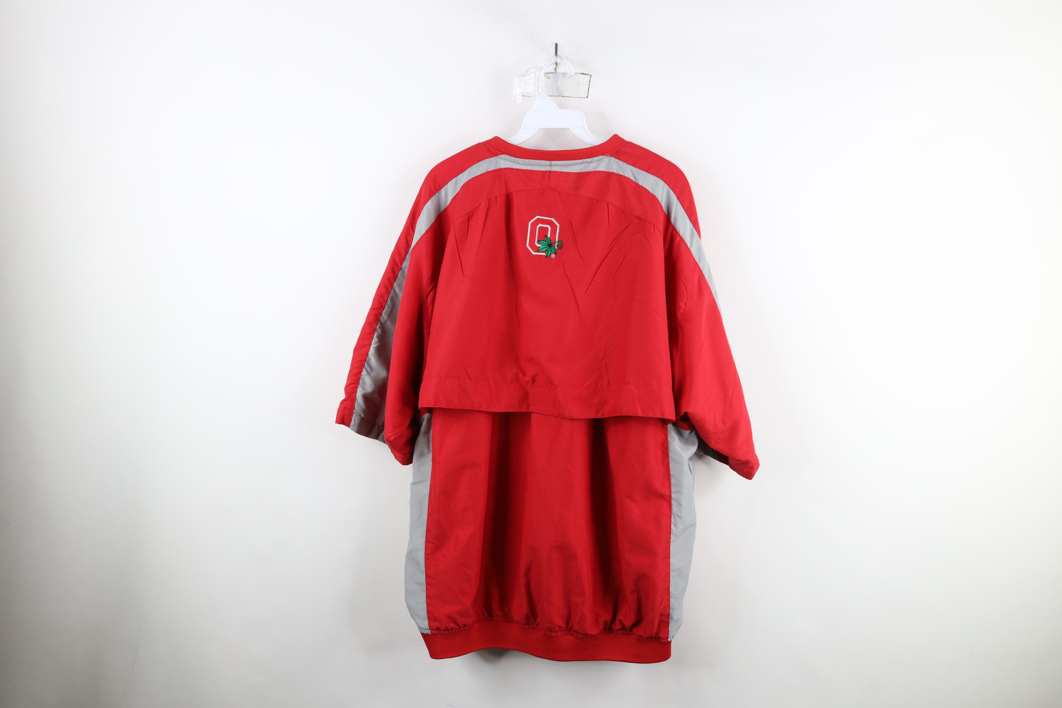 Vintage Vintage State University Short Sleeve Windbreaker Jacket Size US XL / EU 56 / 4 - 13 Thumbnail