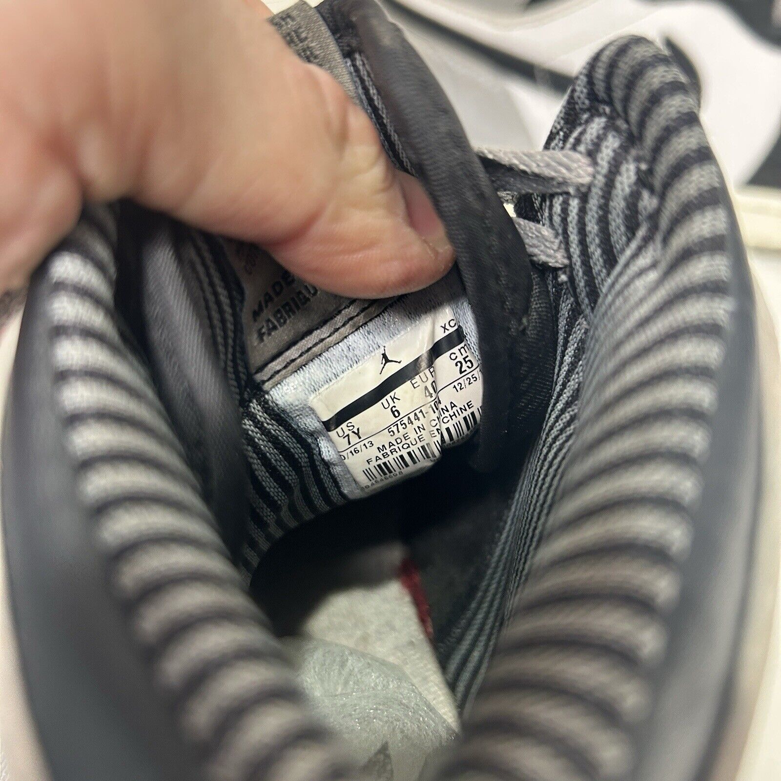 Jordan Brand Nike Shoes Air Jordan 1 Retro High OG GS “Barons” 2024 Size US 8.5 / IT 38.5 - 8 Thumbnail