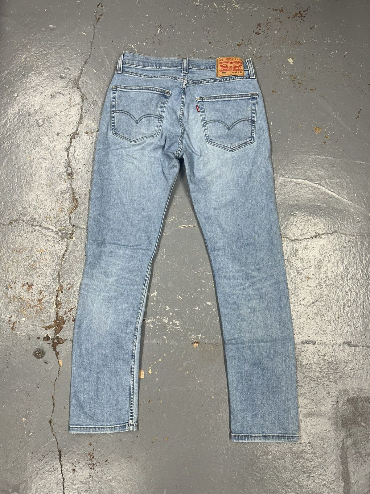 Levi's × Vintage Crazy Y2K Essential Levi’s 502 Lightwash Blue Jeans Slim Fit Size US 30 / EU 46 - 2 Thumbnail