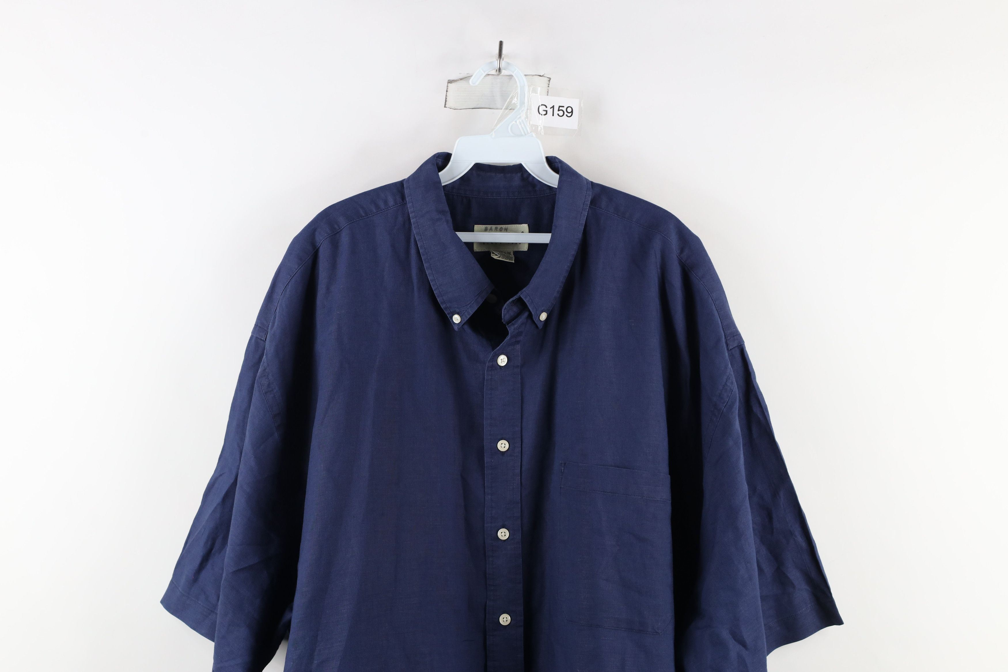 Eddie Bauer × Vintage Vintage 90s Eddie Bauer Blend Short Sleeve Button Shirt Size US XXL / EU 58 / 5 - 2 Thumbnail