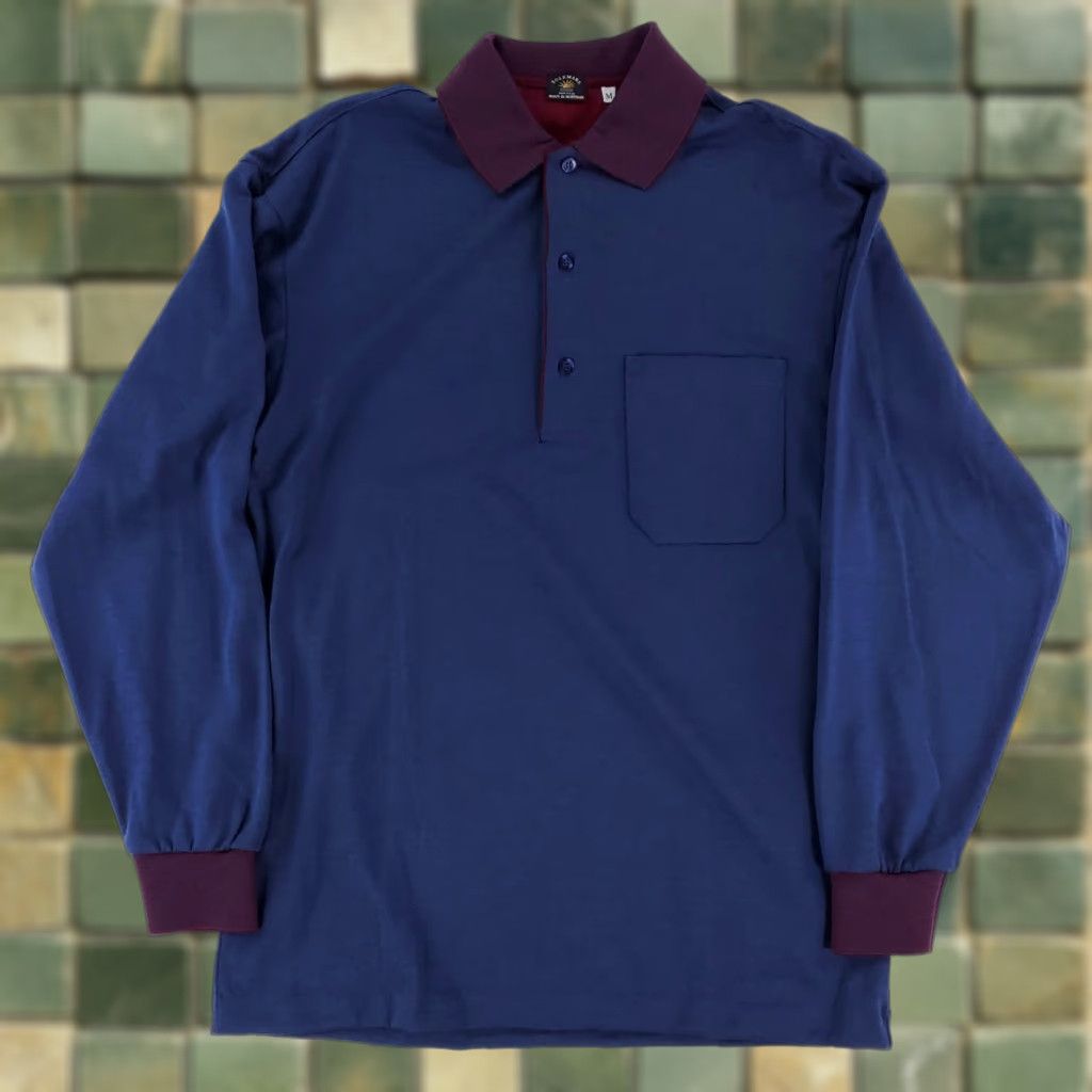 Vintage Solemare Maus & Hoffman 100% Wool Lightweight Sweater Blue Made Italy Mens M Pullover Wool Blue M Size US M / EU 48-50 / 2 - 1 Thumbnail