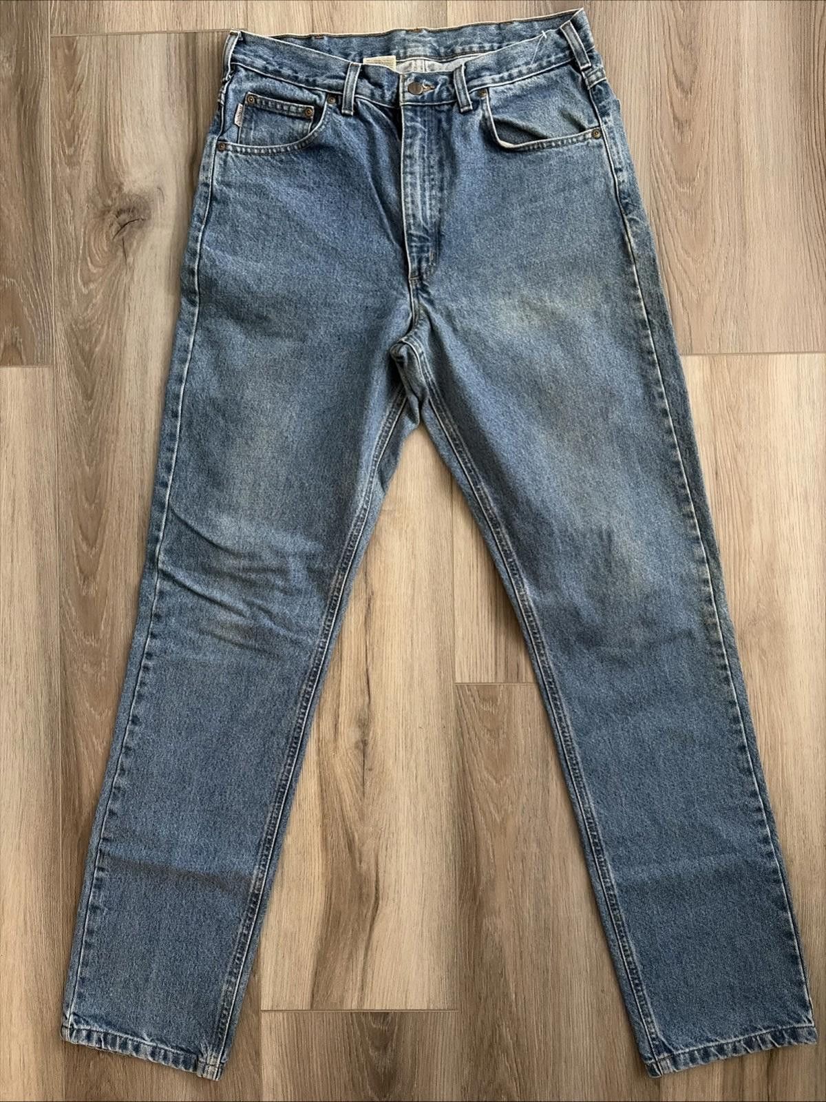 Carhartt Carhartt Dungaree Fit Carpenter Jeans Mens Size 34x36 Blue Size US 38 / EU 54 - 1 Thumbnail
