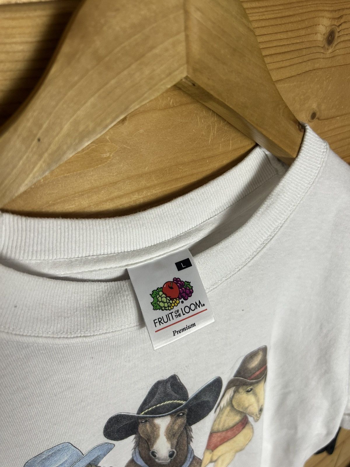 Vintage Vintage Bob Harrison horses t shirt Size US L / EU 52-54 / 3 - 6 Thumbnail