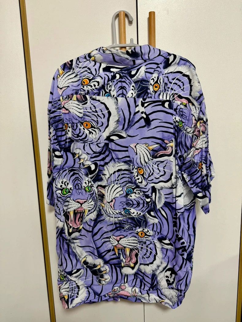 Wacko Maria Wacko Maria TIM LEHI HAWAIIAN SHIRTS - Tiger print long sl Size US XL / EU 56 / 4 - 3 Thumbnail