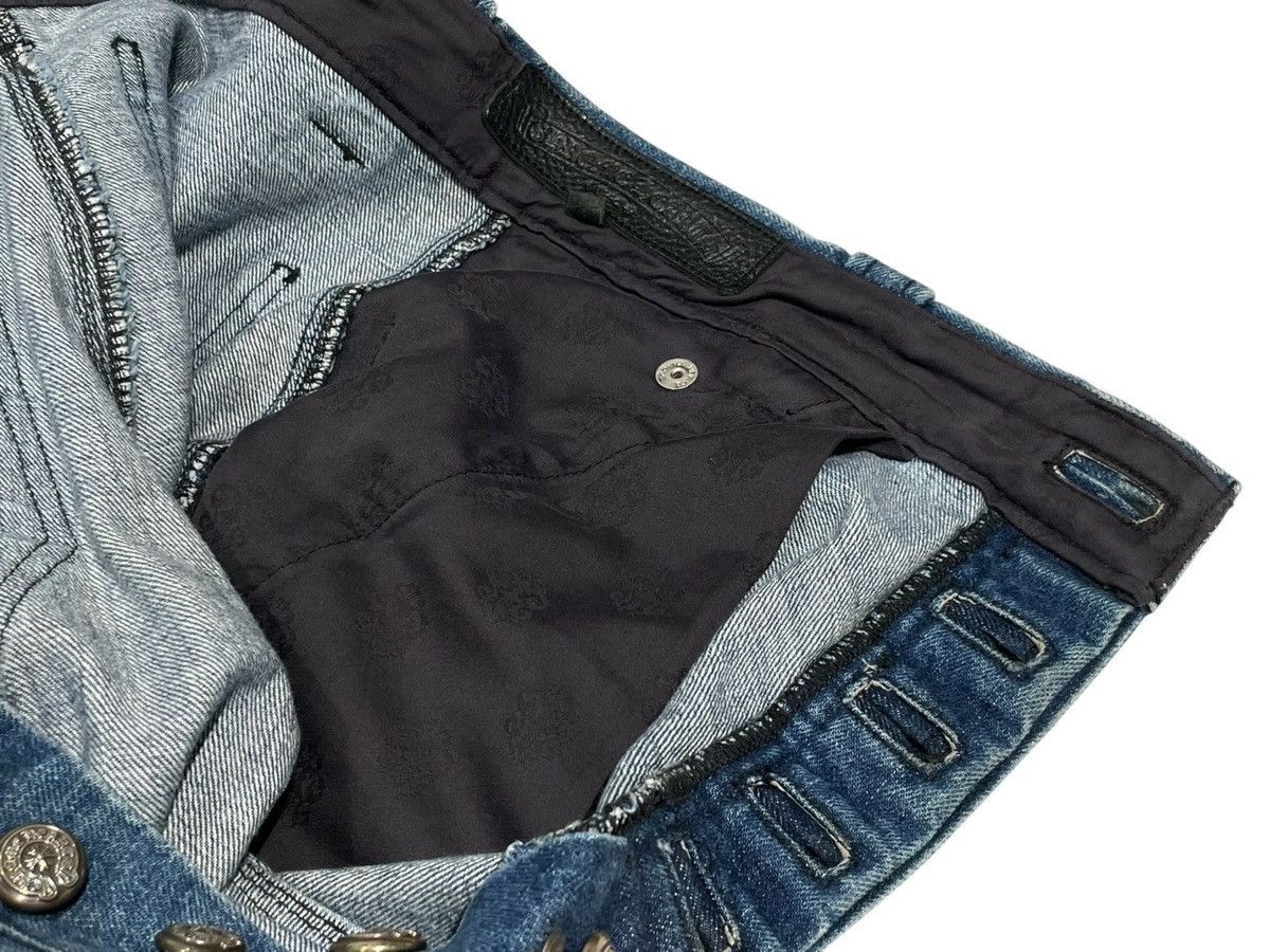 Chrome Hearts 32inch Chrome Hearts Denim Carpenter Shorts Size US 32 / EU 48 - 7 Thumbnail