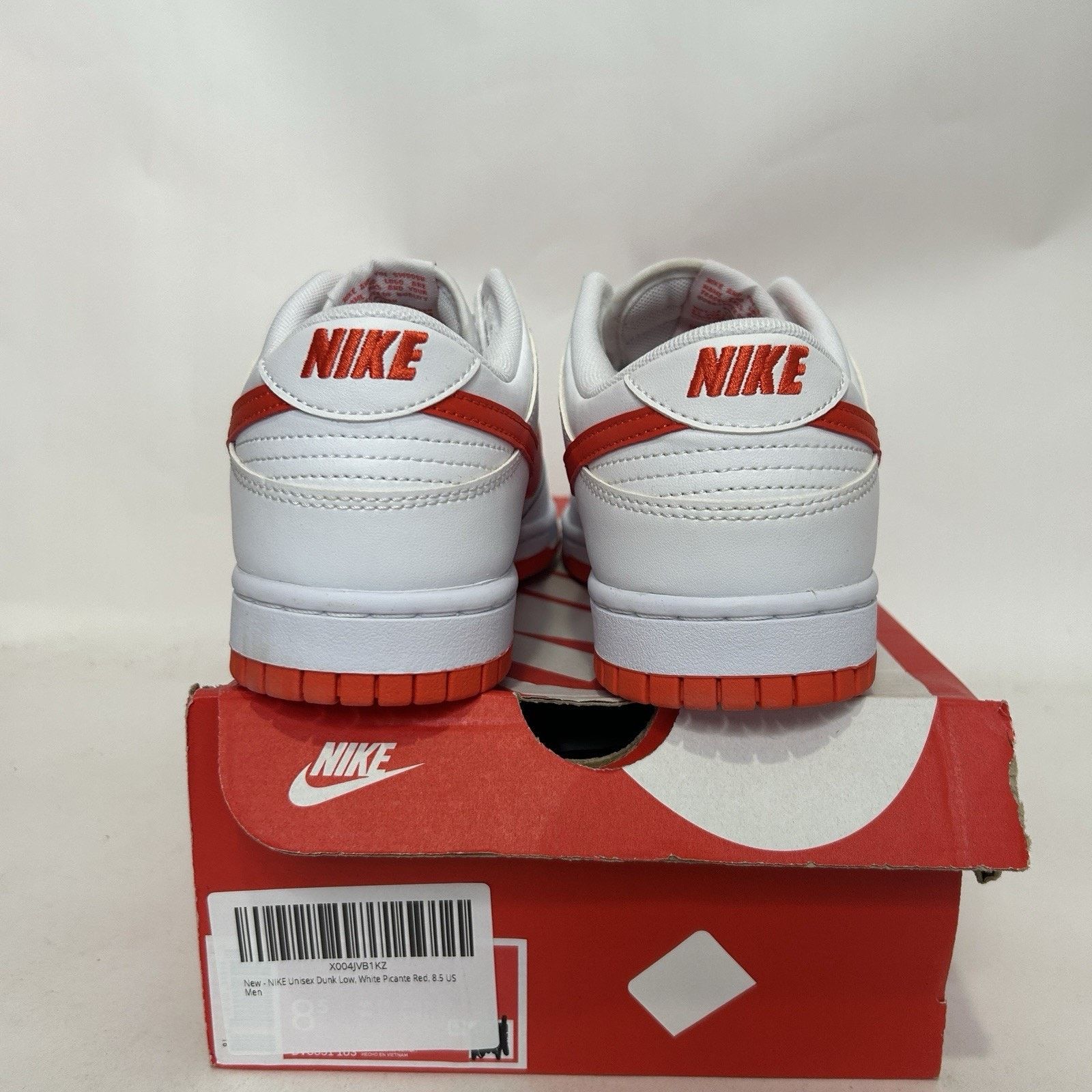 Nike Nike Dunk Low Retro “Picante Red/Candy Cane” DV0831-103 Size US 8.5 / EU 41-42 - 4 Thumbnail