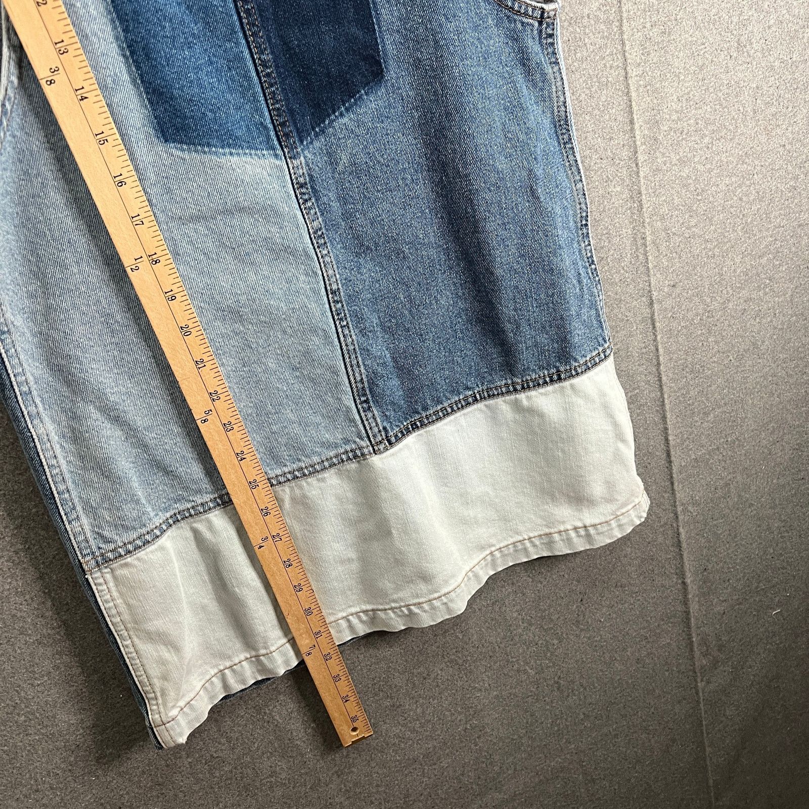 Topshop Top Shop MOTO Overall Jeans Dress Women Size 2 Blue Denim Size XS / US 0-2 / IT 36-38 - 5 Thumbnail