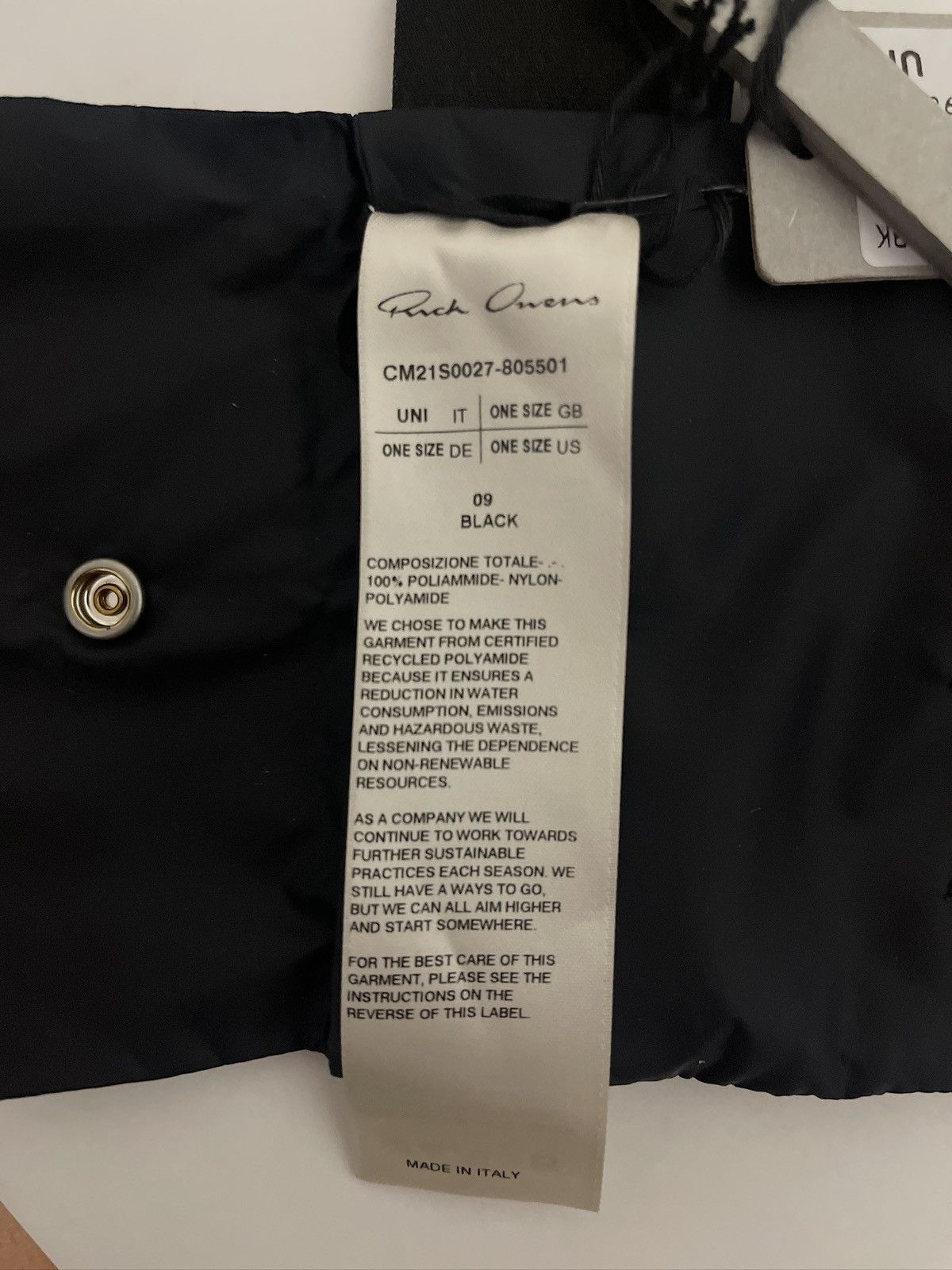 Champion × Rick Owens Rick Owens x Champion Shoulder Bag Size ONE SIZE - 2 Thumbnail