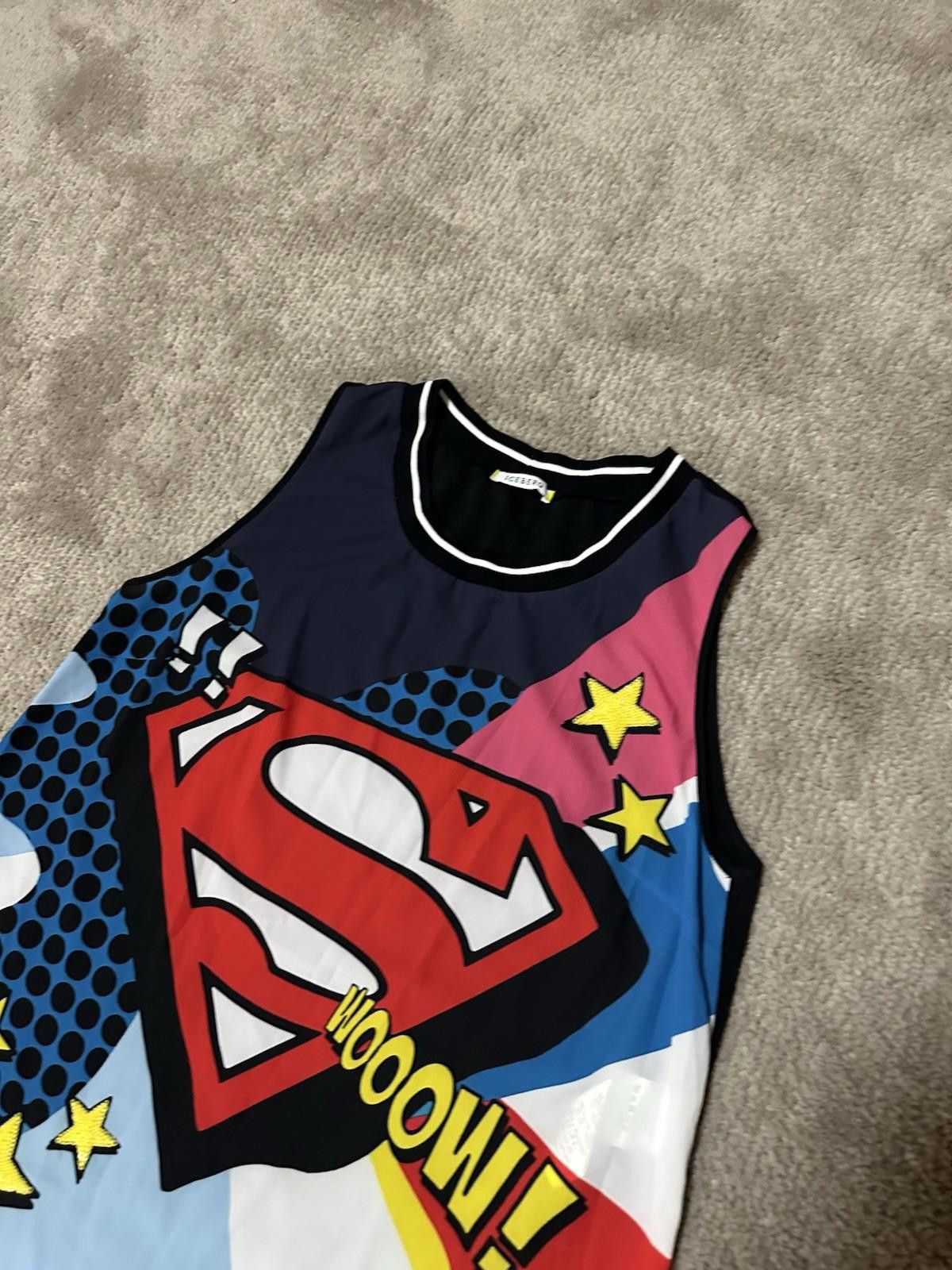 Iceberg Iceberg Superman Tank Top sz 42 Size M / US 6-8 / IT 42-44 - 3 Thumbnail