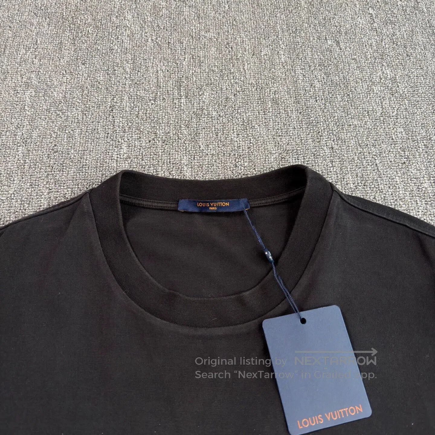 Louis Vuitton Black Gradient Logo Print Short Sleeve T-Shirt. Size US XL / EU 56 / 4 - 3 Thumbnail