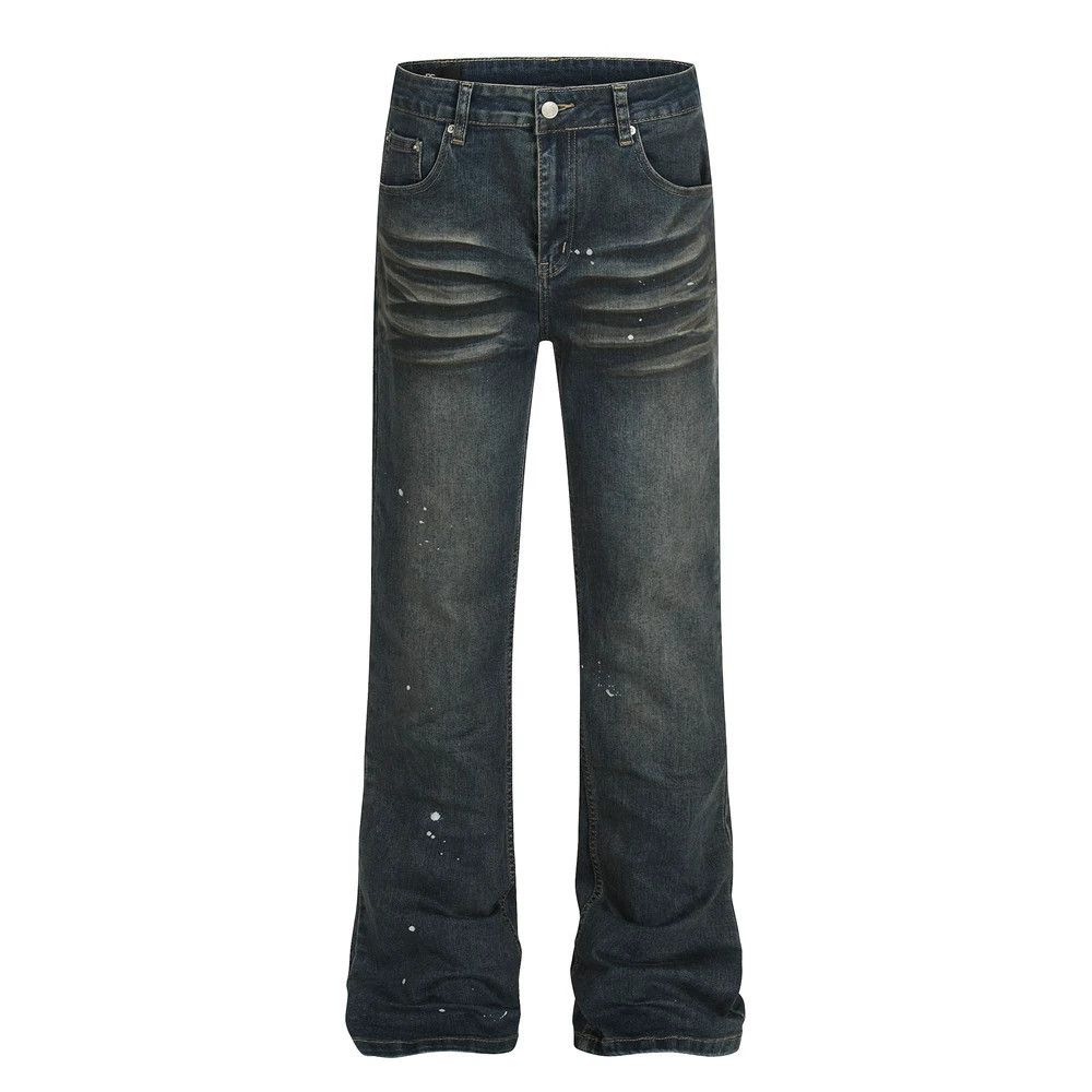 Vintage Men's retro casual flared dirty jeans y2k Size US 32 / EU 48 - 1 Thumbnail
