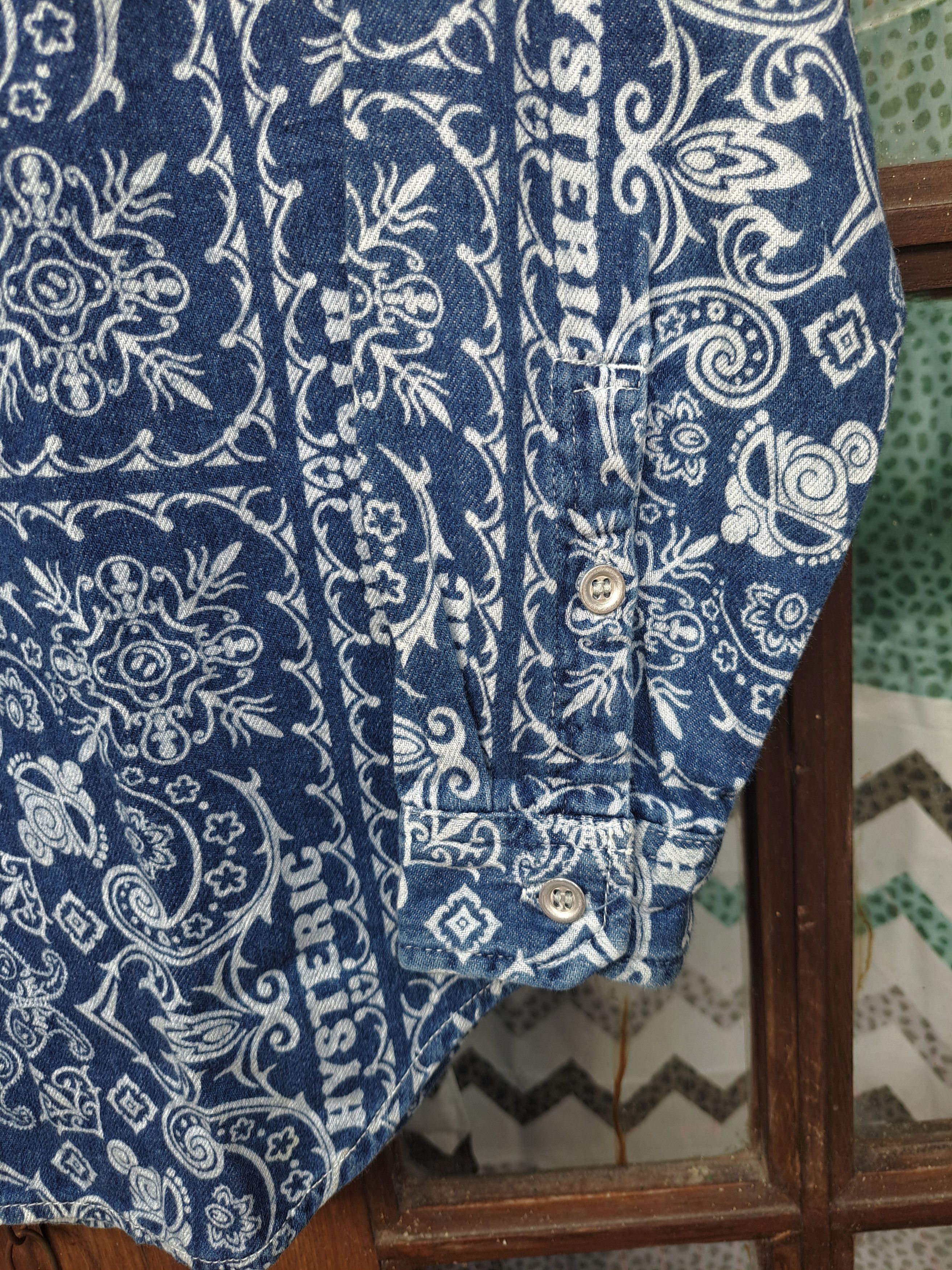 Hysteric Glamour × If Six Was Nine × Japanese Brand Boys Kids Hysteric Glamour Paisley Button Up Shirts Size US M / EU 48-50 / 2 - 4 Thumbnail