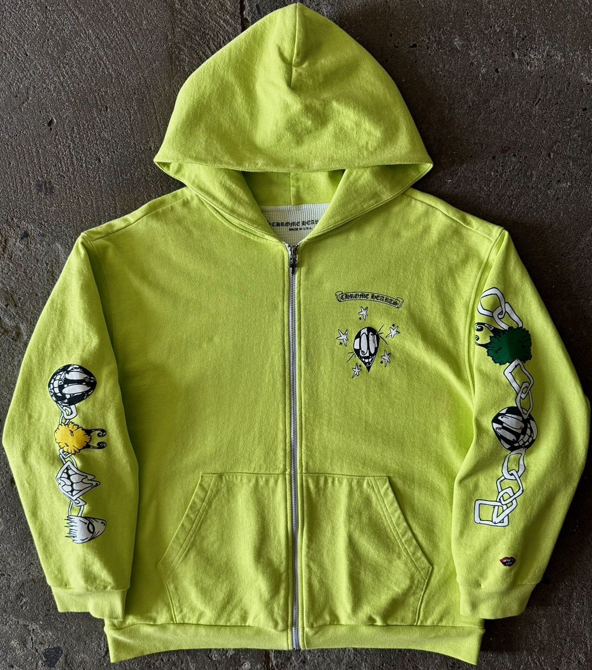 Chrome Hearts Chrome Hearts - Matty Boy - Thermal Zip - Link Hoodie Size US XL / EU 56 / 4 - 8 Thumbnail