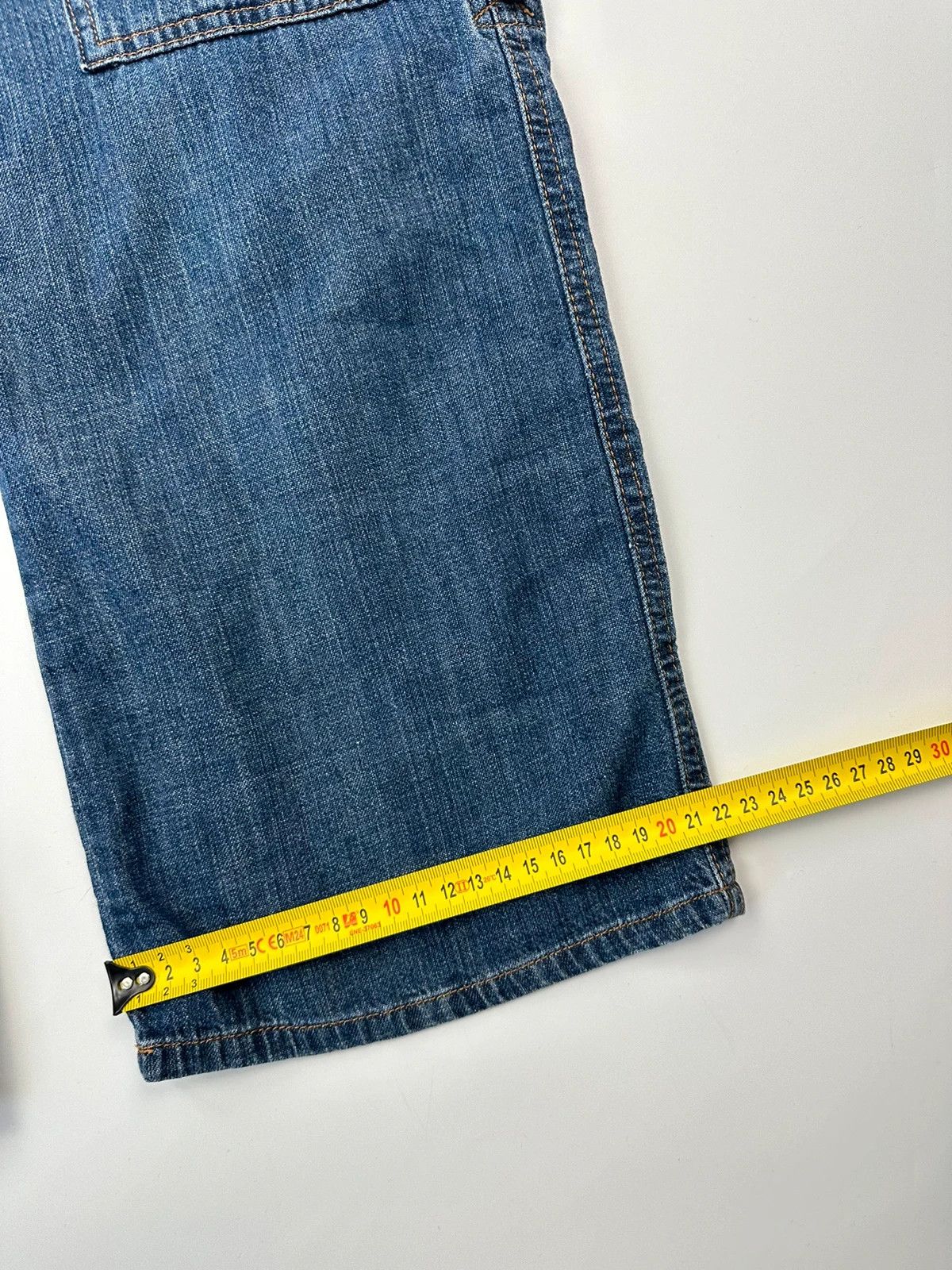 Dolce & Gabbana Dolce Gabbana SS03 Extra Long Cargo Mesh Denim Pants Size US 30 / EU 46 - 14 Thumbnail
