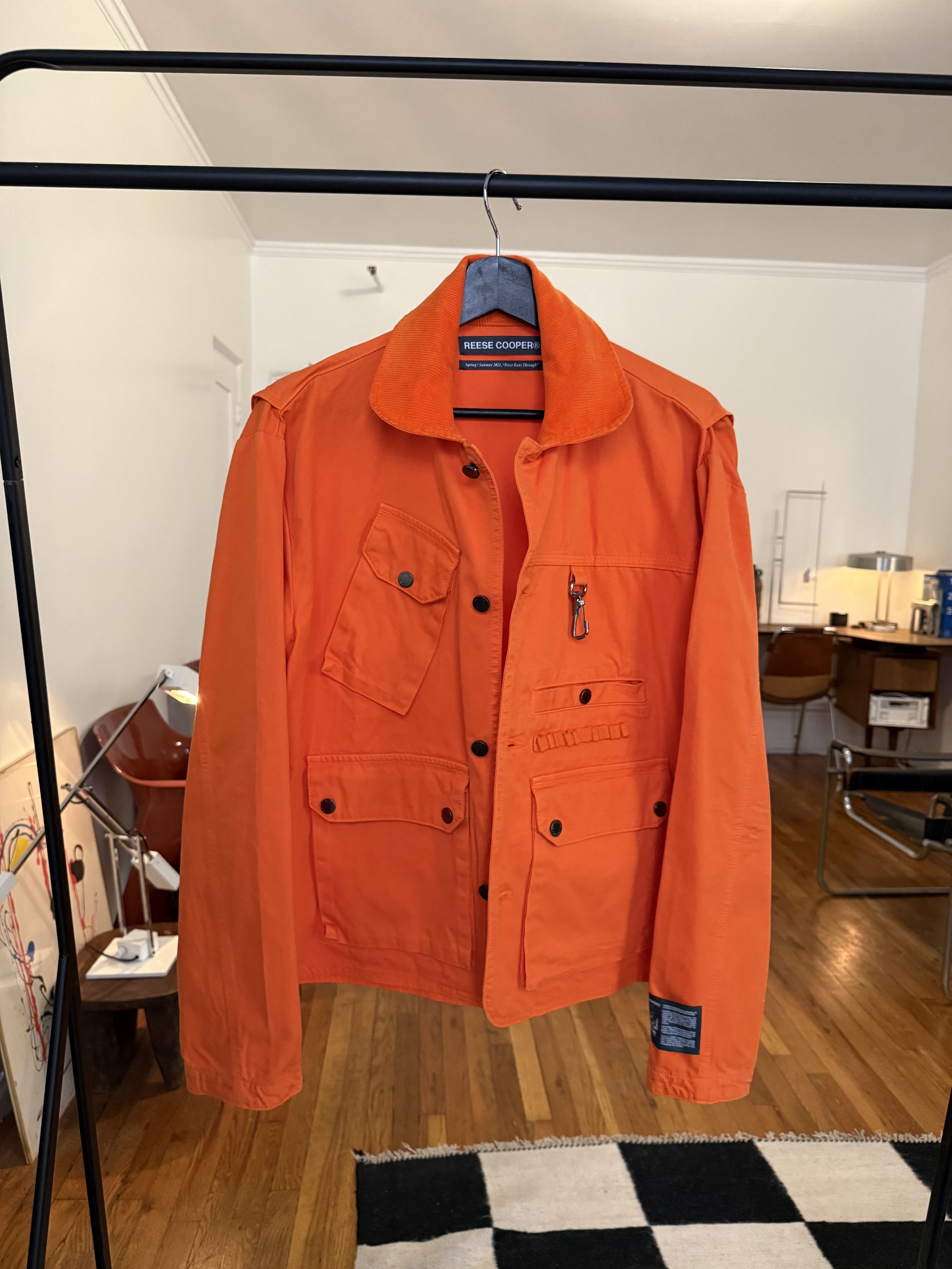 Reese Cooper Reece Cooper Orange Work Chore Coat Size US M / EU 48-50 / 2 - 8 Thumbnail
