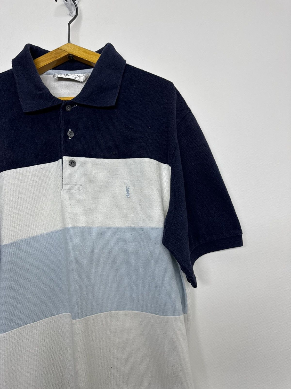 Yves Saint Laurent Vintage Yves Saint Laurent Polo Shirt Size US L / EU 52-54 / 3 - 5 Thumbnail