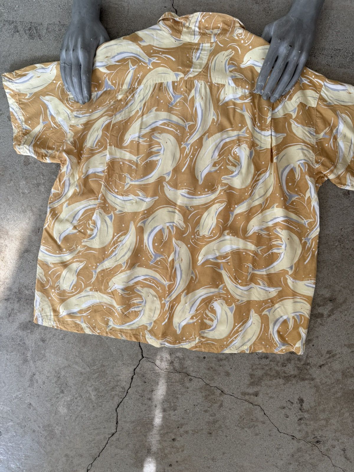 Hysteric Glamour ARCHIVE HYSTERIC GLAMOUR LOOP COLLAR DOLPHIN HAWAIIAN SHIRT Size US M / EU 48-50 / 2 - 4 Thumbnail