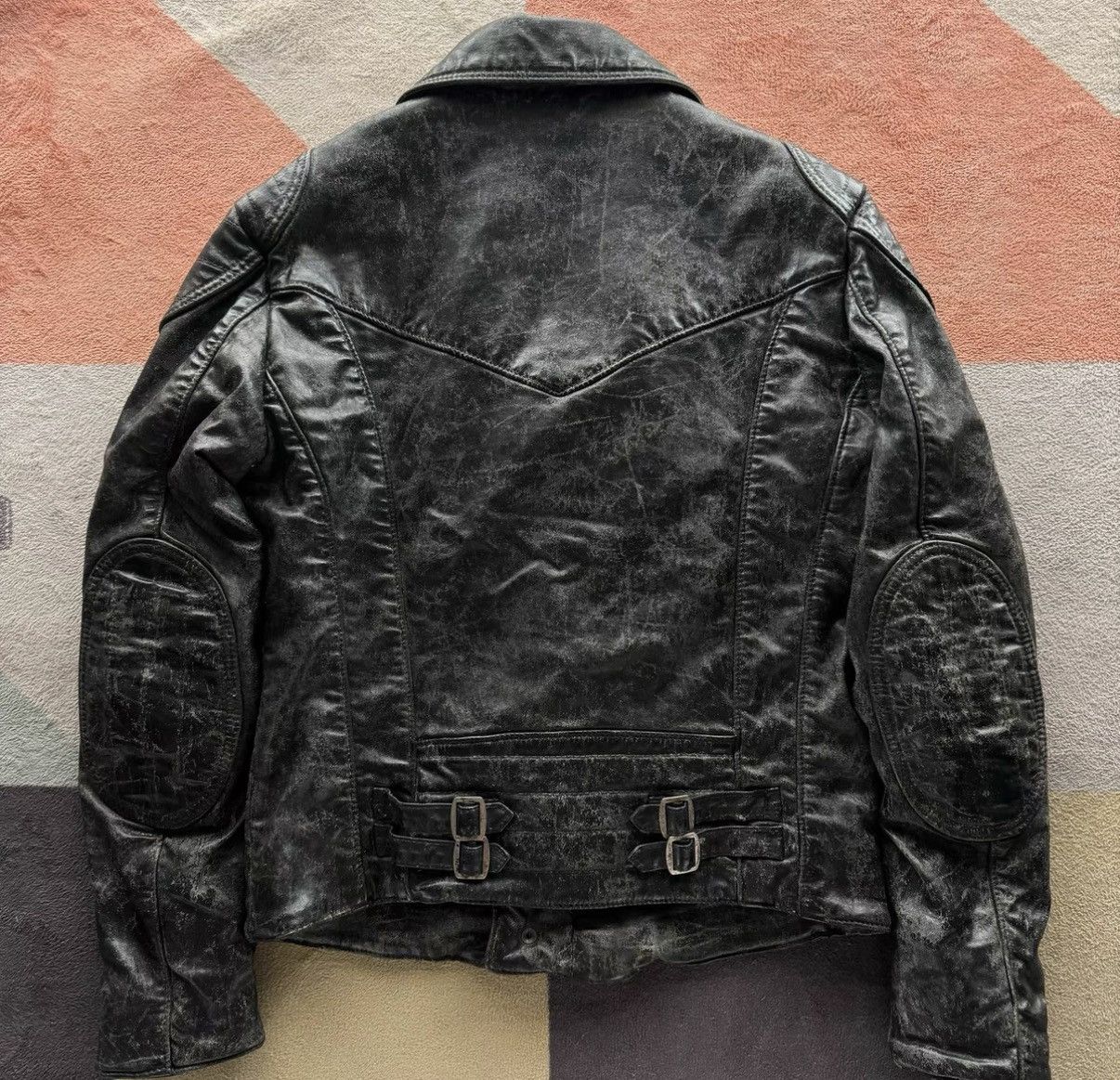 Denim & Supply Ralph Lauren Denim Supply Ralph Lauren Coated Asymmetrical Zip Jacket K22 Size US S / EU 44-46 / 1 - 3 Thumbnail