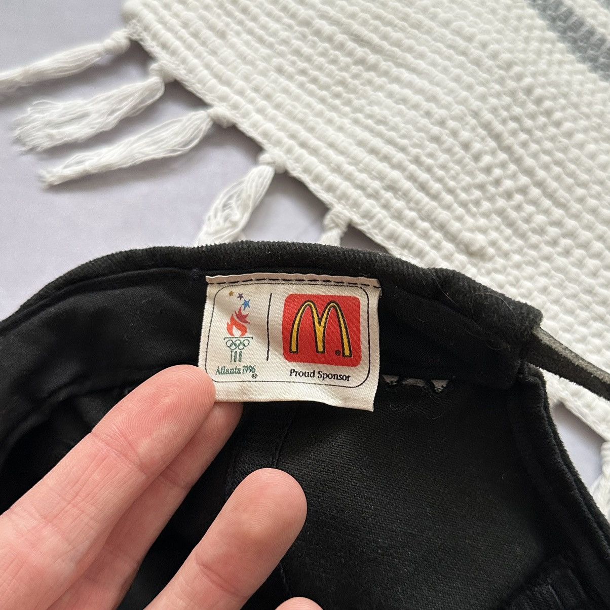 USA Olympics × Vintage Vintage Atlanta 1996 Olympics Games Cap Mcdonalds Sponsor Size ONE SIZE - 4 Thumbnail